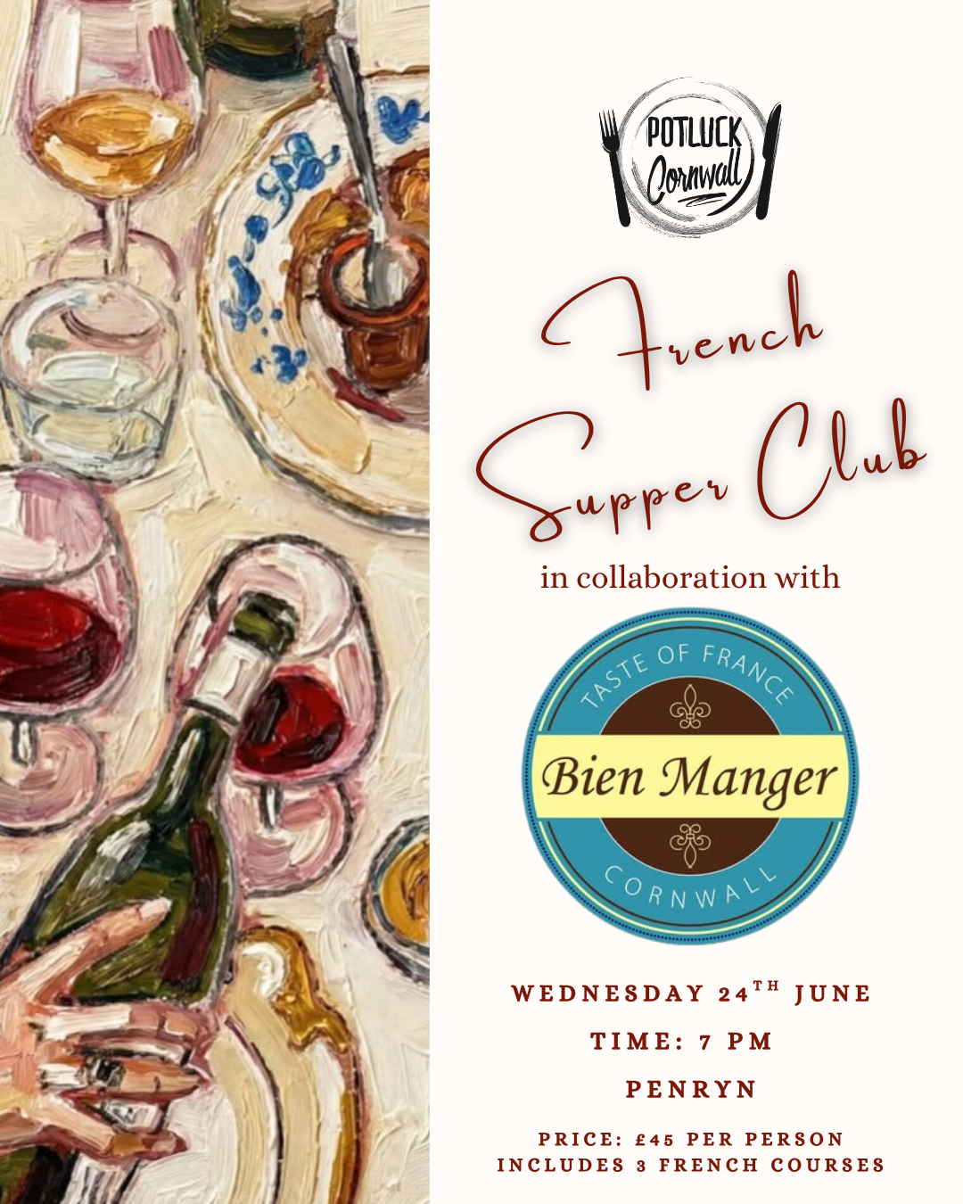 24th June - French Supper Club
