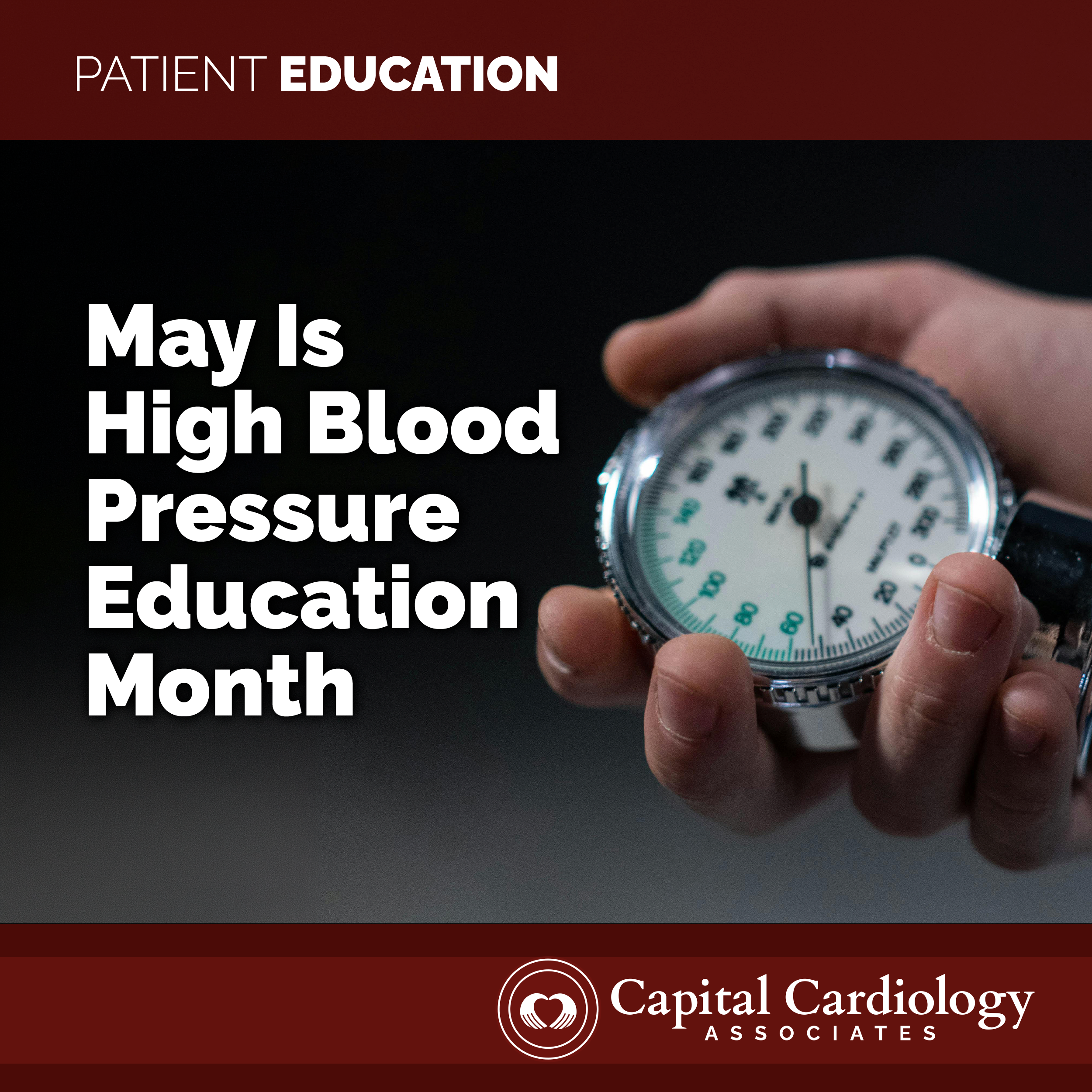 May Is High Blood Pressure Education Month