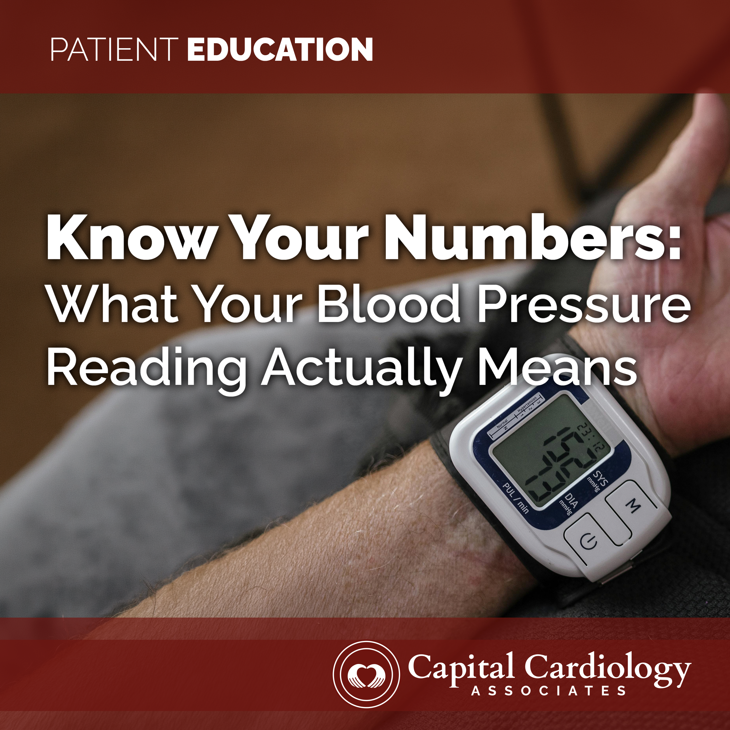 Know Your Numbers: What Your Blood Pressure Reading Actually Means