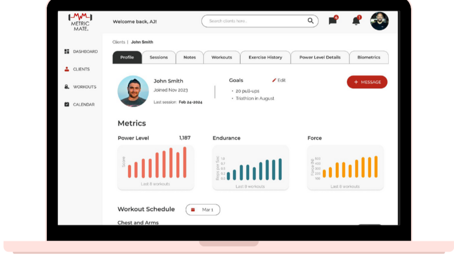 Access Metric Mate Trainer Portal