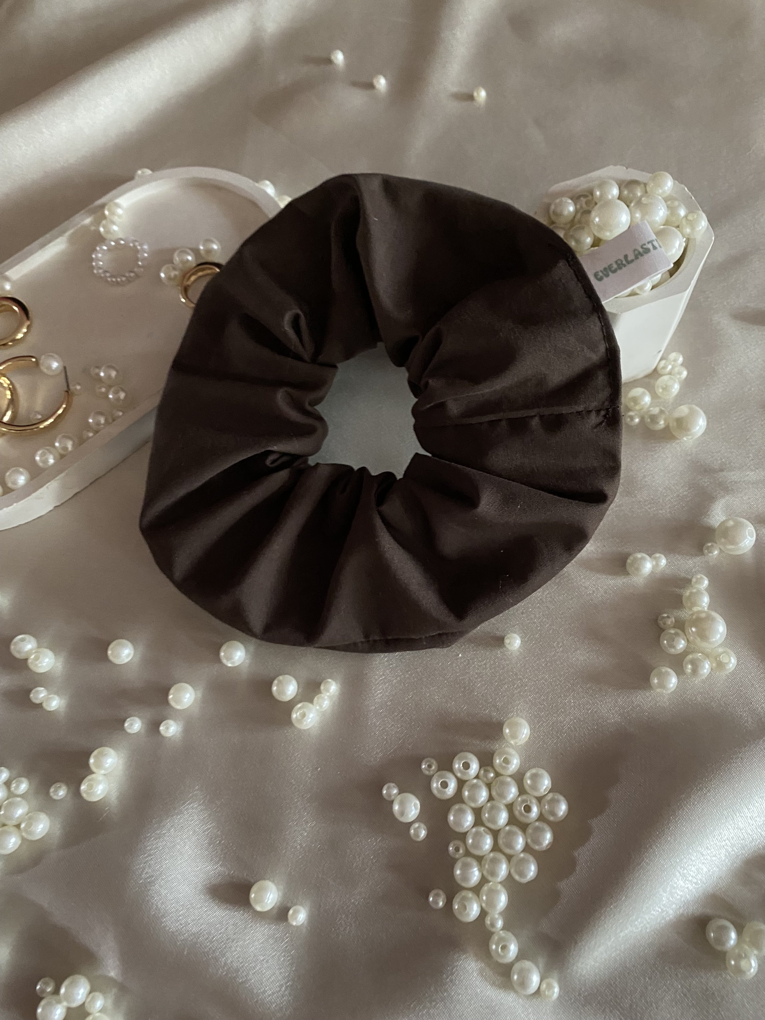 Jean-Jean - Chouchou upcyclé coton chocolat Everlasting Clothe 1.jpeg