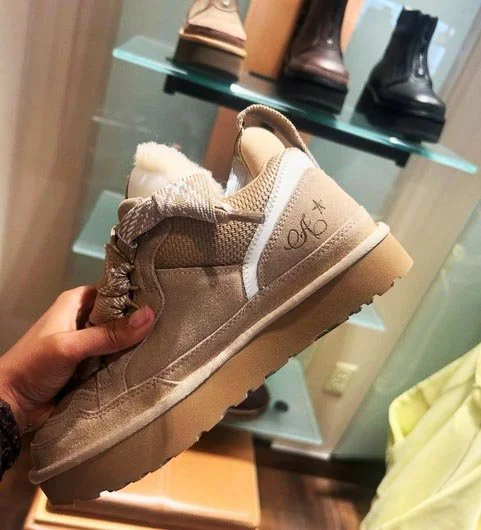UGG suede etching calligraphy activation for brand store