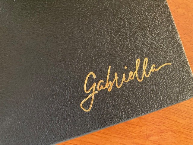 Personalization with Leather Foiling for Events