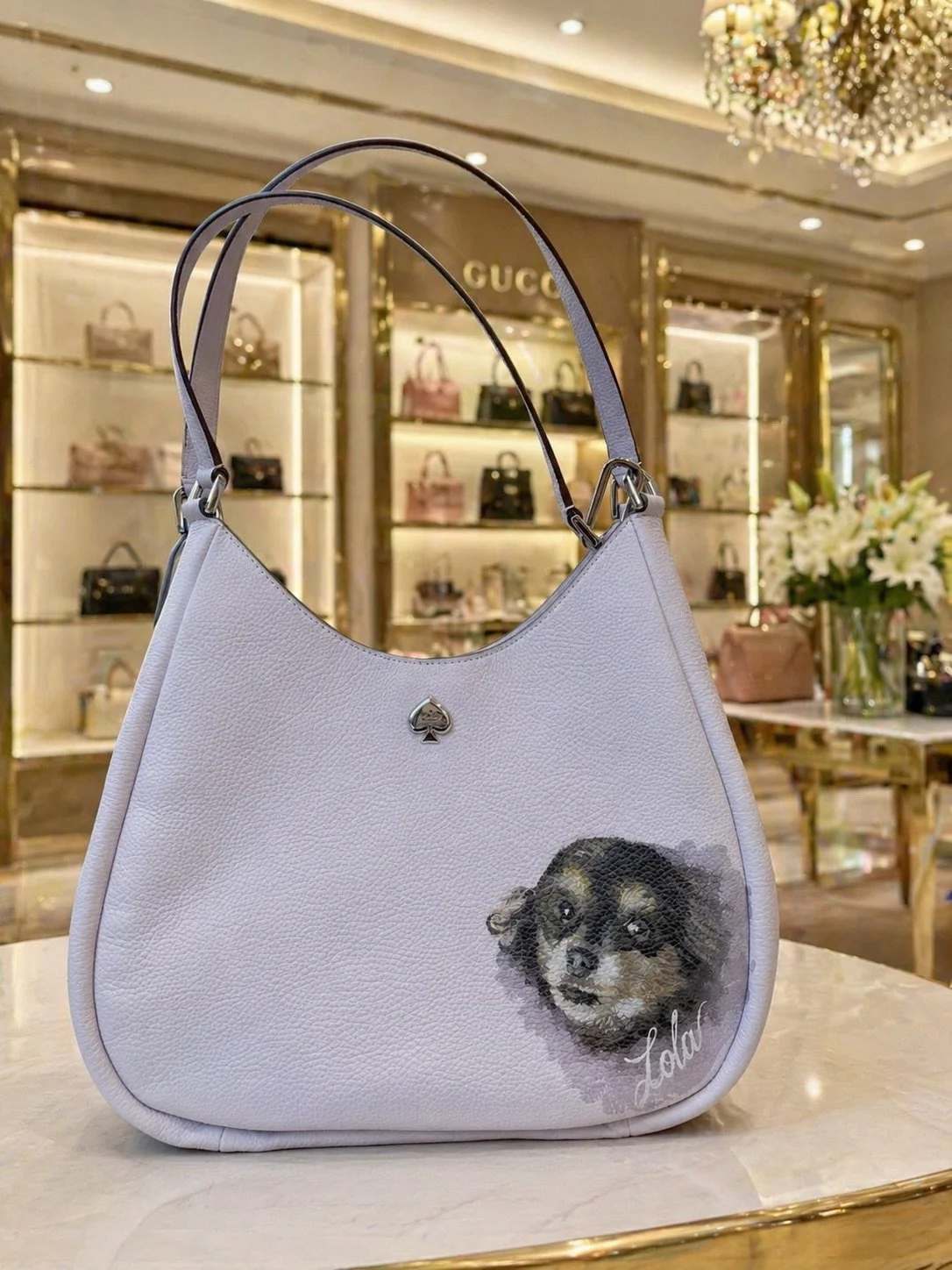 Dog portrait bag activation
