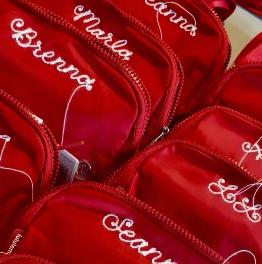 Chain Stitch Embroidery to personalize bags for brand activation in the USA 