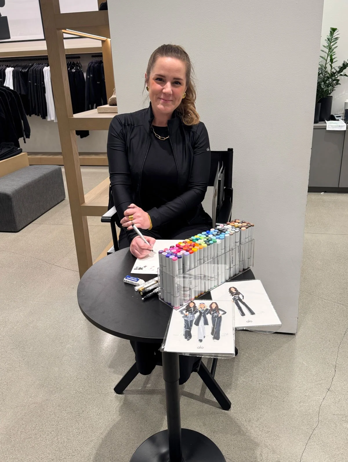 Fashion illustrator from Sun Dreams Productions