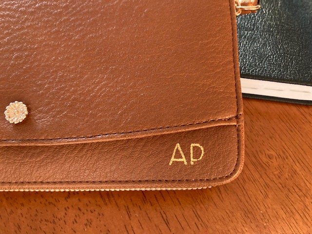 Leather foiling for brand activations