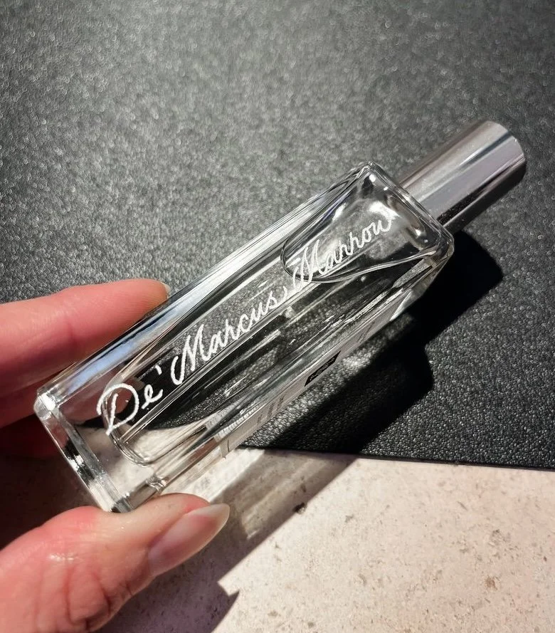 Nationwide brand activations with glass engraving and calligraphy
