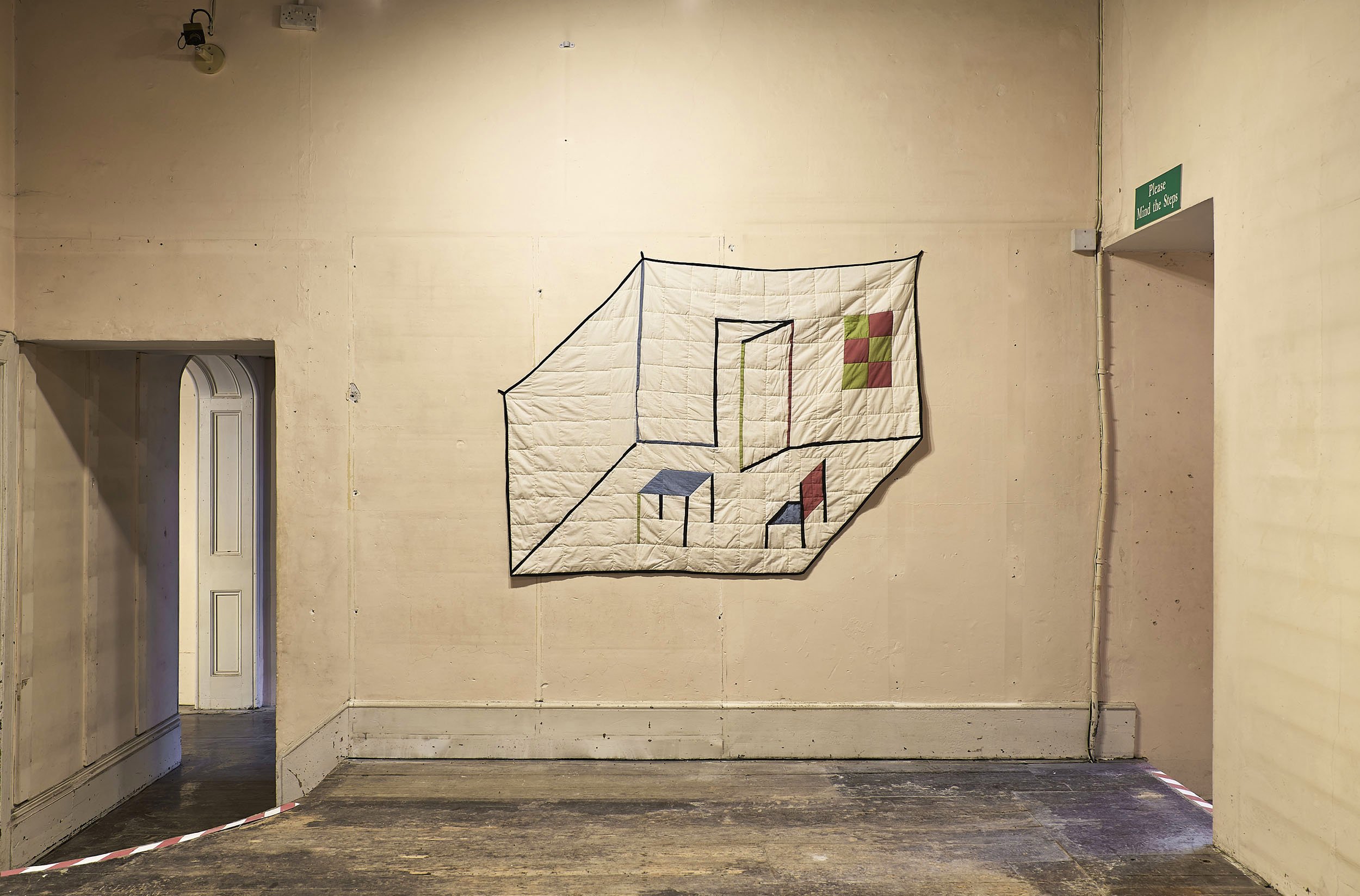  Bevis Martin &amp; Charlie Youle&nbsp;   Co-ordinates Quilt ,&nbsp;2019  cotton&nbsp; 170 x 125 cm Photo: Tom Hull 