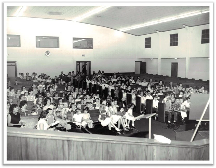 Children's Ministry event at Castleberry Baptist in Fort Worth 1964-1969
