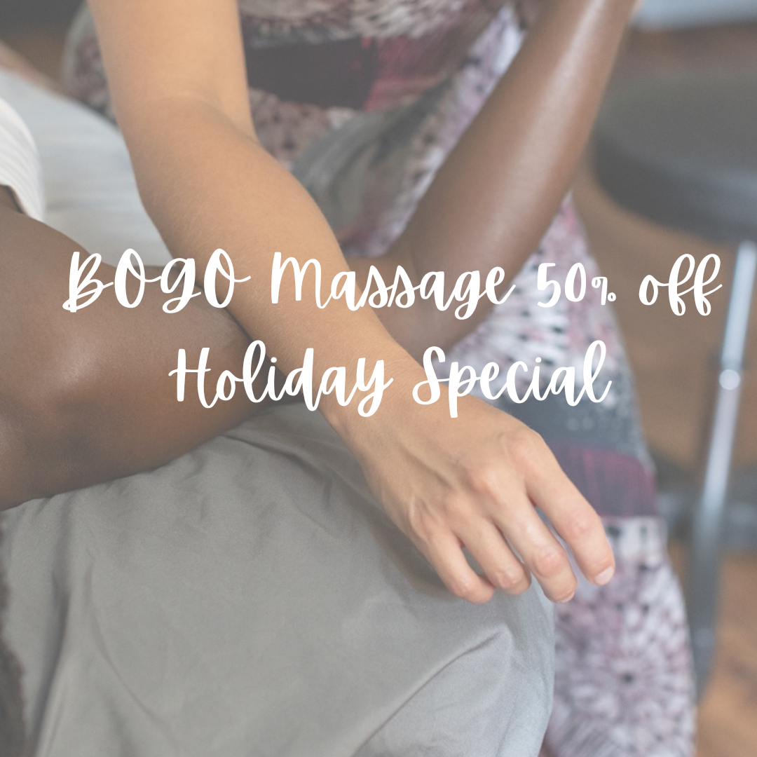 BOGO Massage Holiday Special 60 minutes
