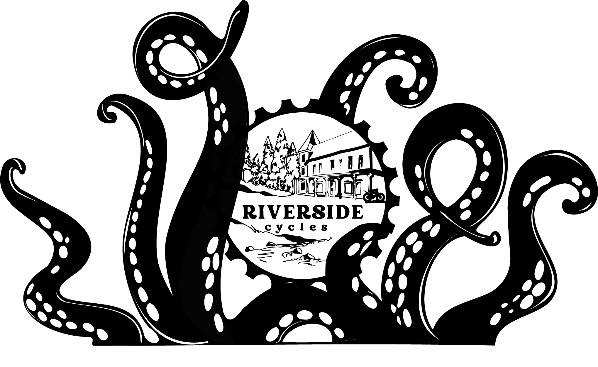Riverside Cycles Kraken Logo