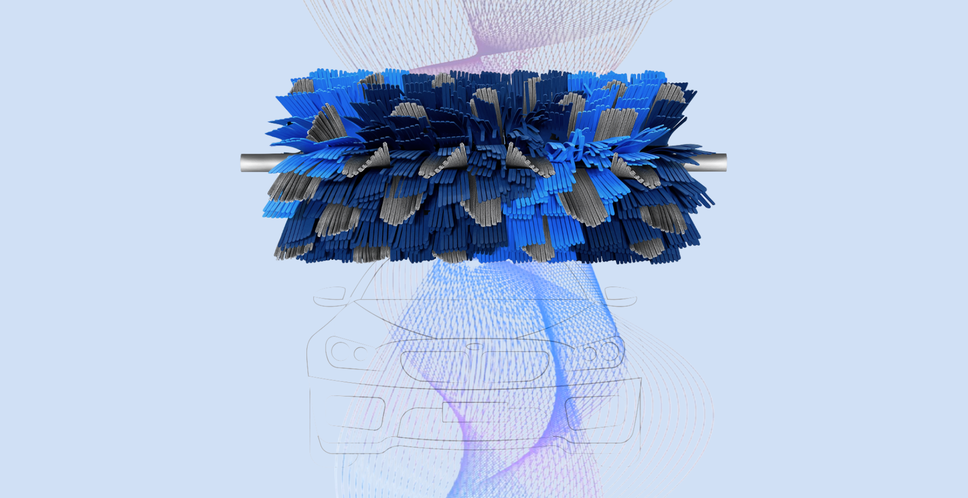 Novità: spazzole combinate FOAM–MICROFIBRA