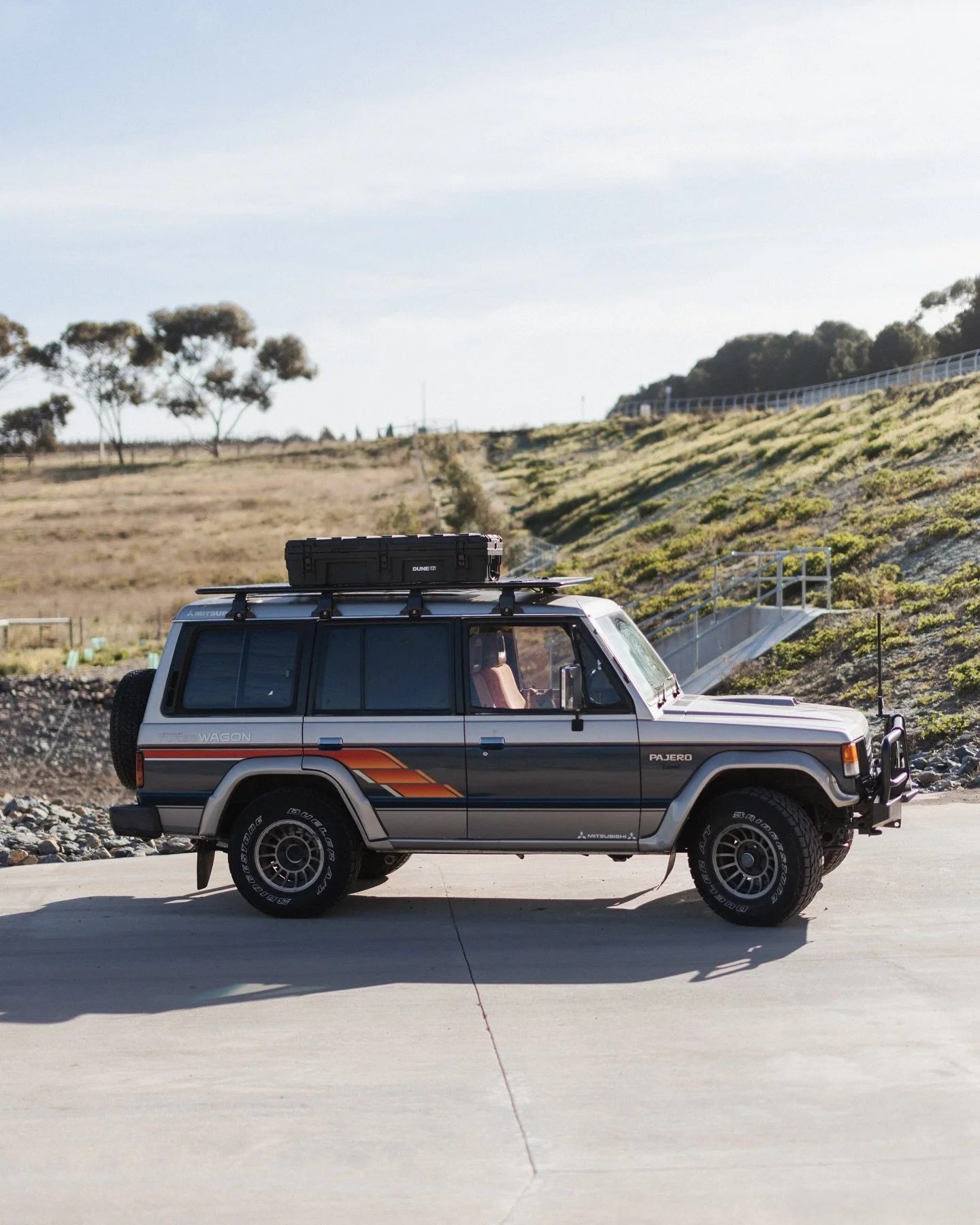 Check out Leah &amp; Rob&rsquo;s 1987 JDM Long wheel base Pajero. Currently doing a lap of Aus @hotlapinthepaj ⚡️

Super sexy, super slow but a whole lot of vintage vibes.