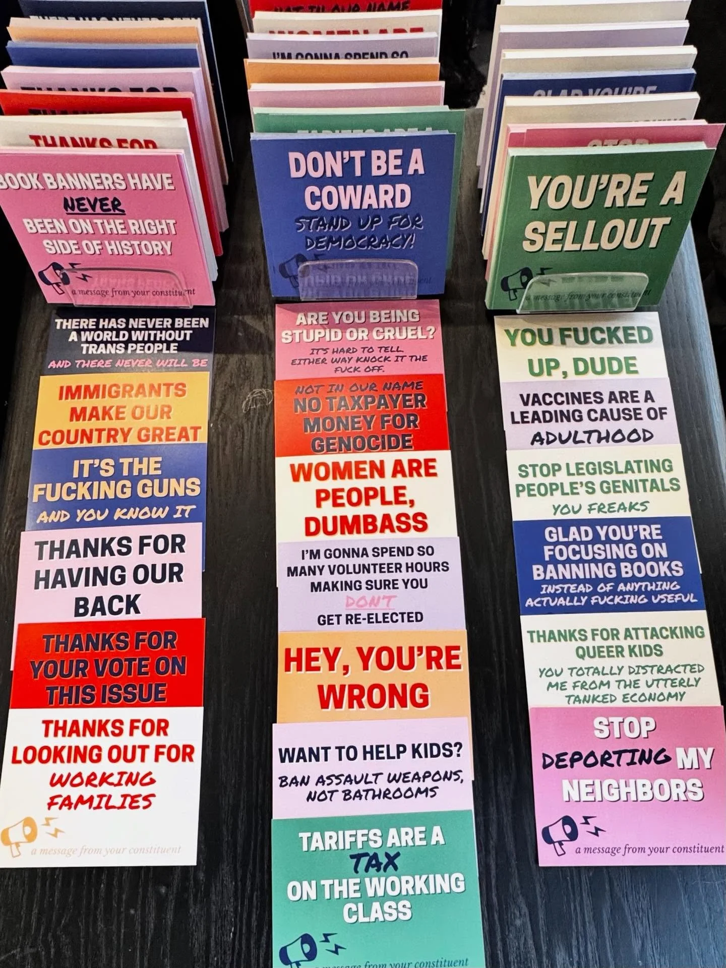 Strong feelings about the dumpster fire that is our present day? Need to turn that outrage into constructive action? Vent, stamp, send, repeat.
@strongfeelingspress