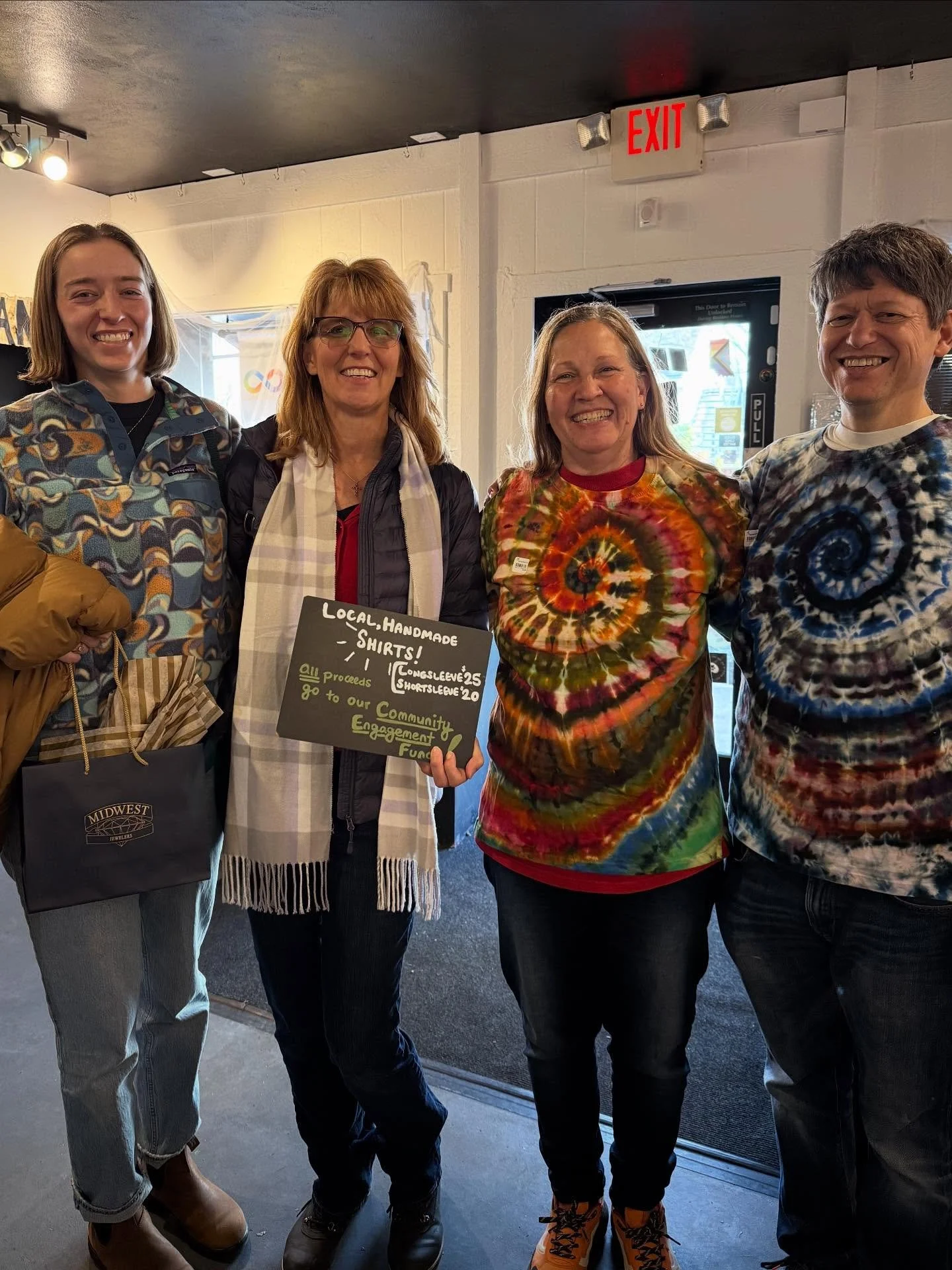 Tie-dye shirts make a great last-minute gift&mdash;and every purchase supports community engagement.

Spreading cheer in more ways than one.