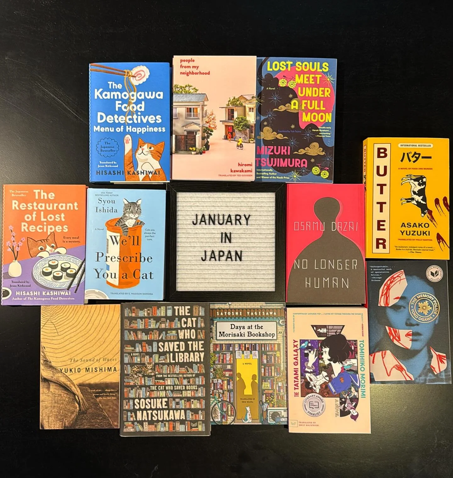 Happy January!

&ldquo;January in Japan&rdquo; is in full swing at CS.
It&rsquo;s the perfect time to cozy up with a translated Japanese or Japanese-American novels.
From cozy, emotional, horror, to fantasy, Japanese novels are beautifully-written an