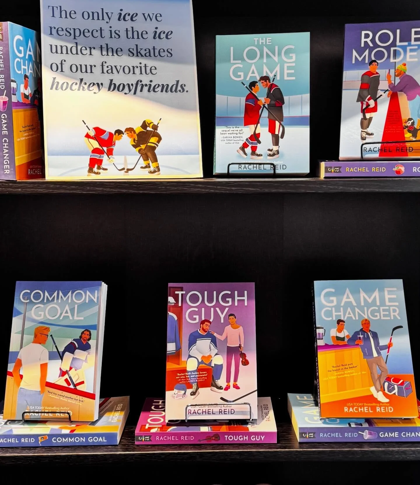 Men&rsquo;s hockey team let you down? We&rsquo;ve got a whole shelf of fictional men who don&rsquo;t disappoint.