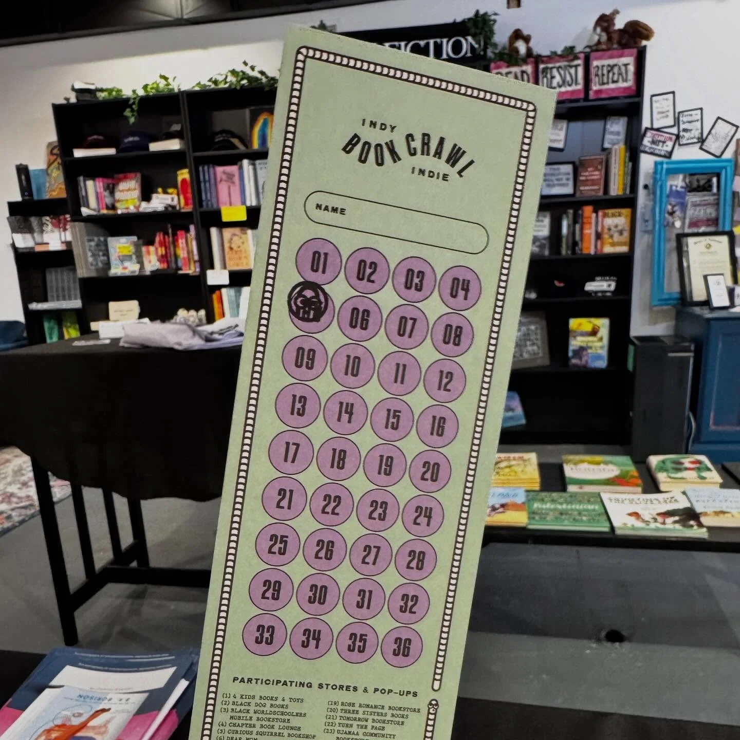Day 1 of the Indy Indie Book Crawl was such a blast&mdash;so many amazing book lovers out and about. If you didn&rsquo;t get started yesterday, no worries&hellip; you&rsquo;ve still got three days to join in. We&rsquo;ve got bookmarks pre-stamped and