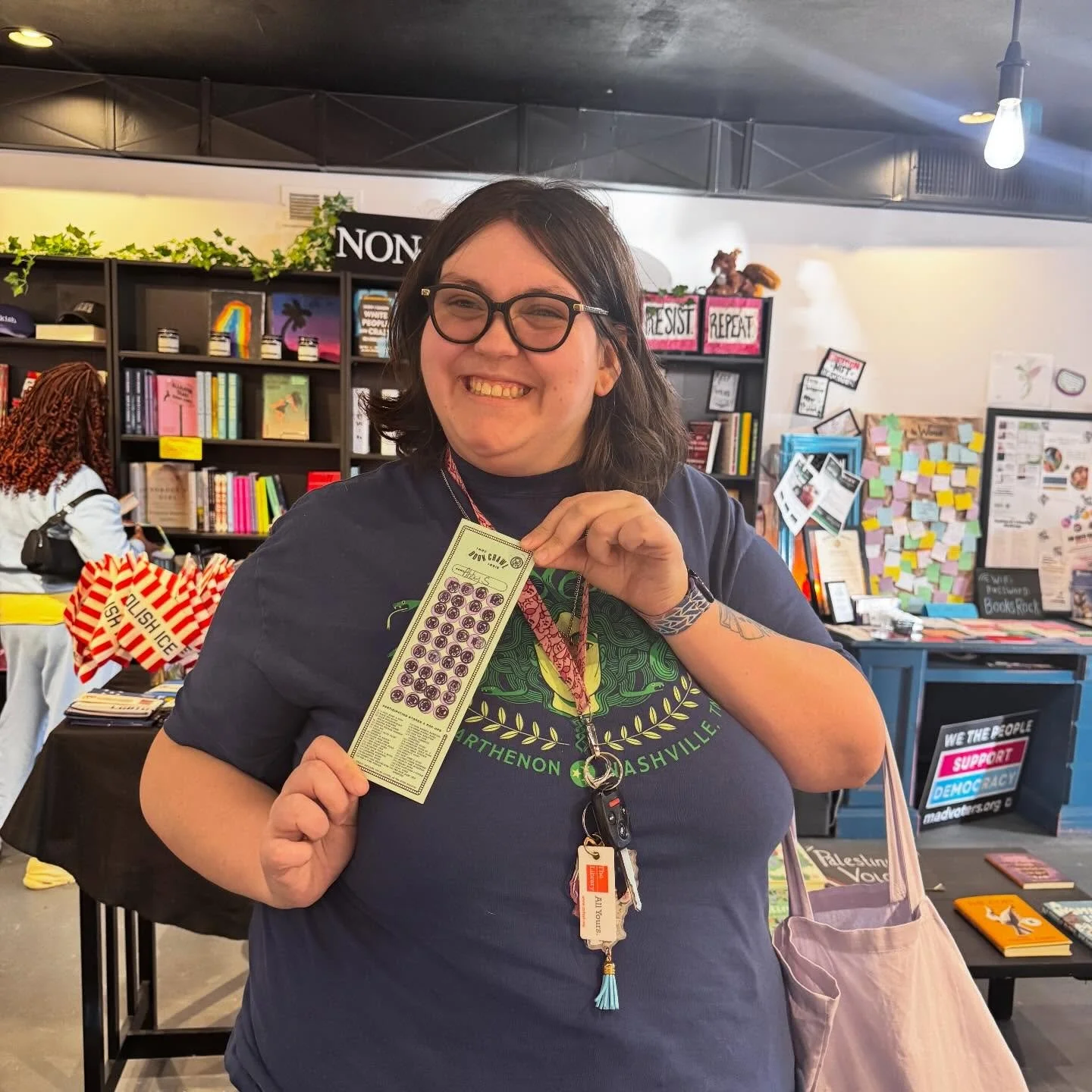 An absolute honor to stamp the final spot&mdash;37 stores, fully completed. So impressed. 💛📚

#IndyIndieBookCrawl #IndyIndieBookCrawl2026