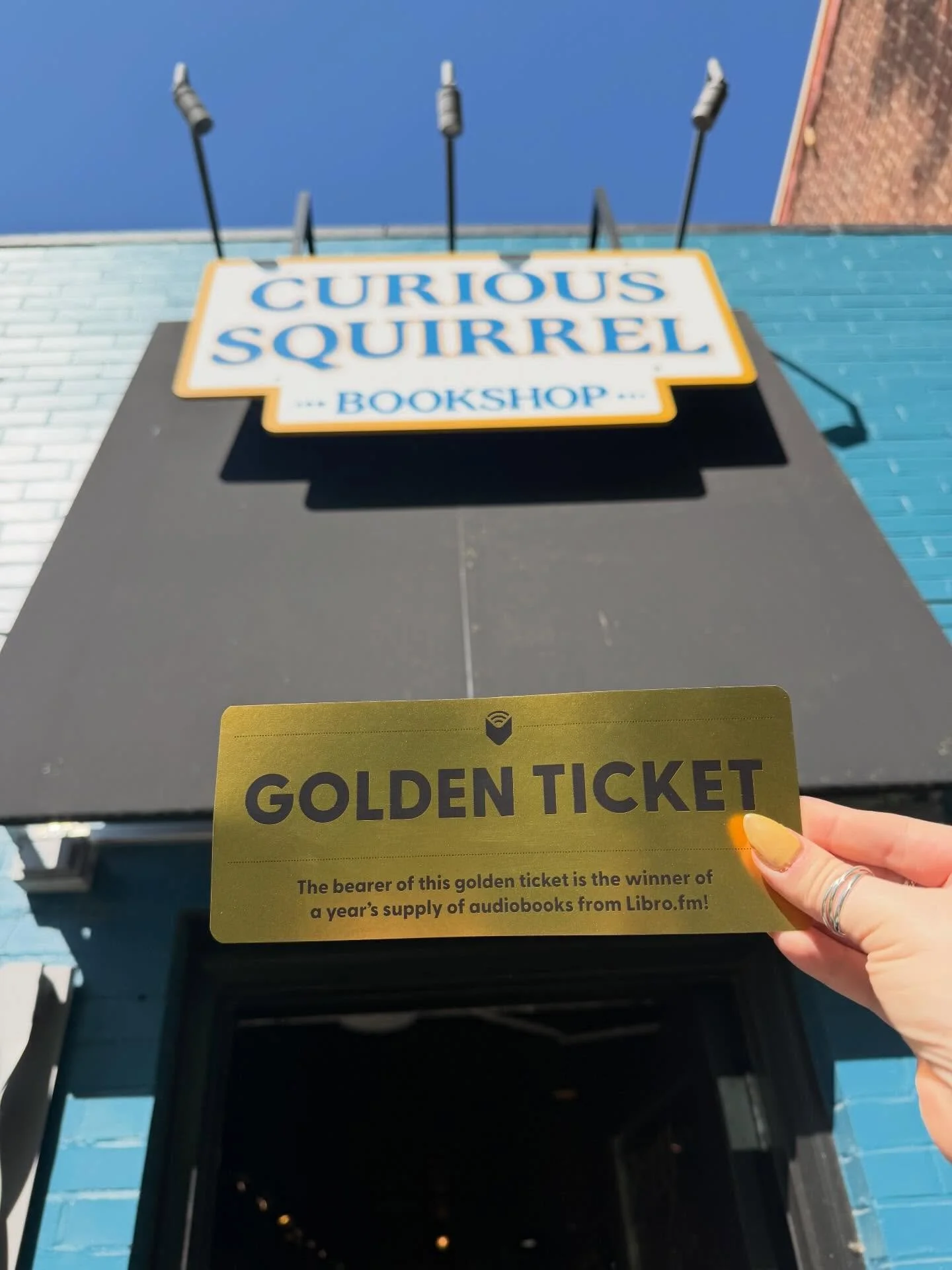 Happy Independent Bookstore Day! The golden ticket has been found! Congratulations to @leslee_reads!