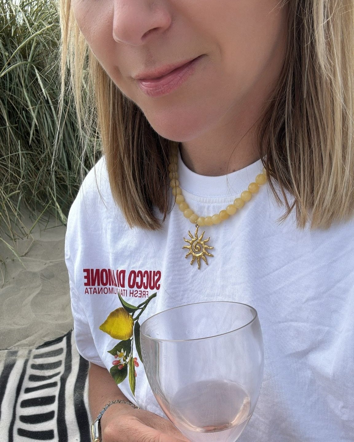 We&rsquo;ve barely taken this necklace off since I made it &mdash; and now it&rsquo;s your turn! Grab yours just in time for the heatwave (if it decides to show up) next week! @thecharlieedit_