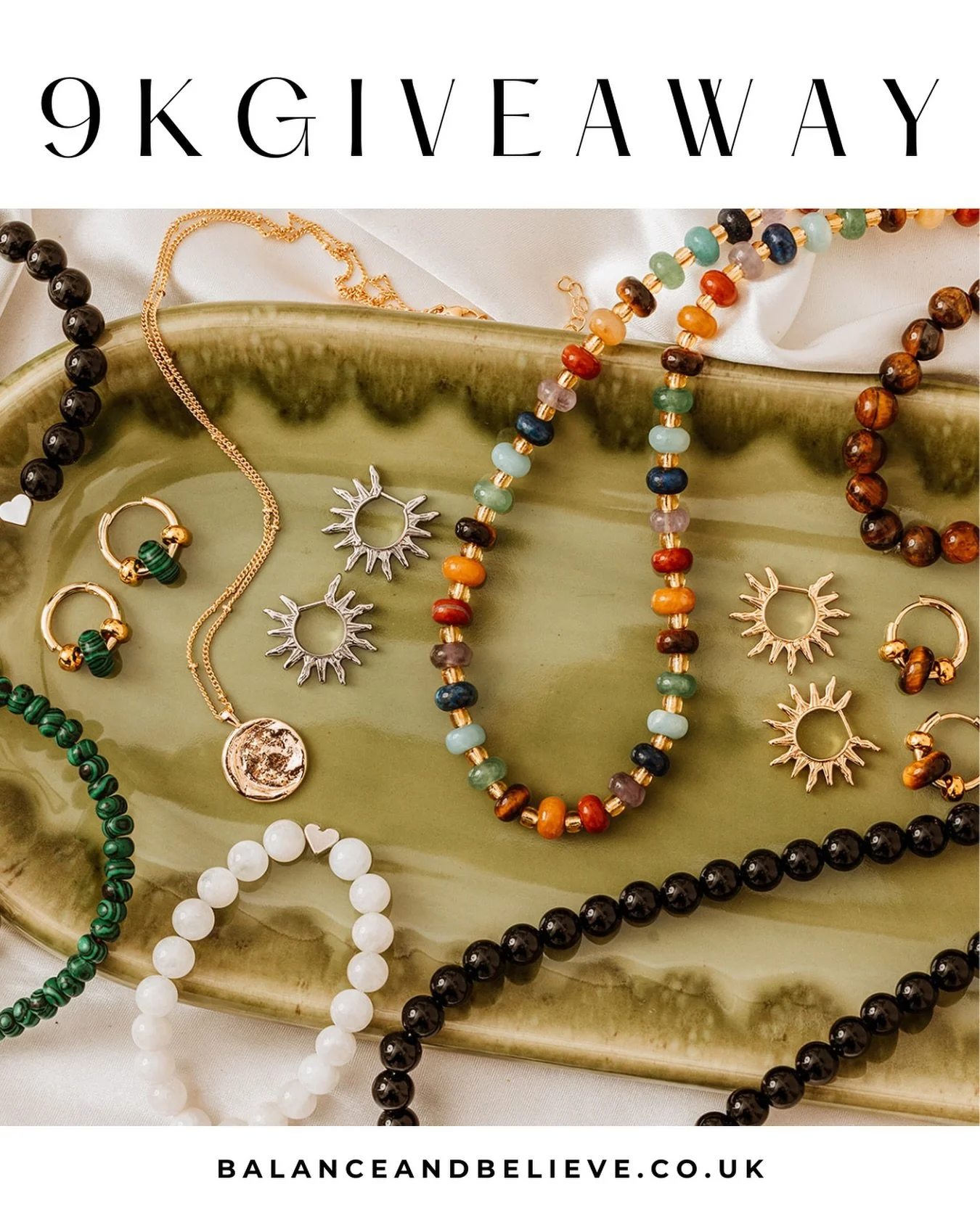 WIN A JEWELLERY BUNDLE WORTH OVER &pound;150

This Christmas I want to give back to someone truly deserving.Reaching 9k followers feels so special, and I am incredibly grateful.

Thank you for listening to me rant and moan, for sharing laughs, listen