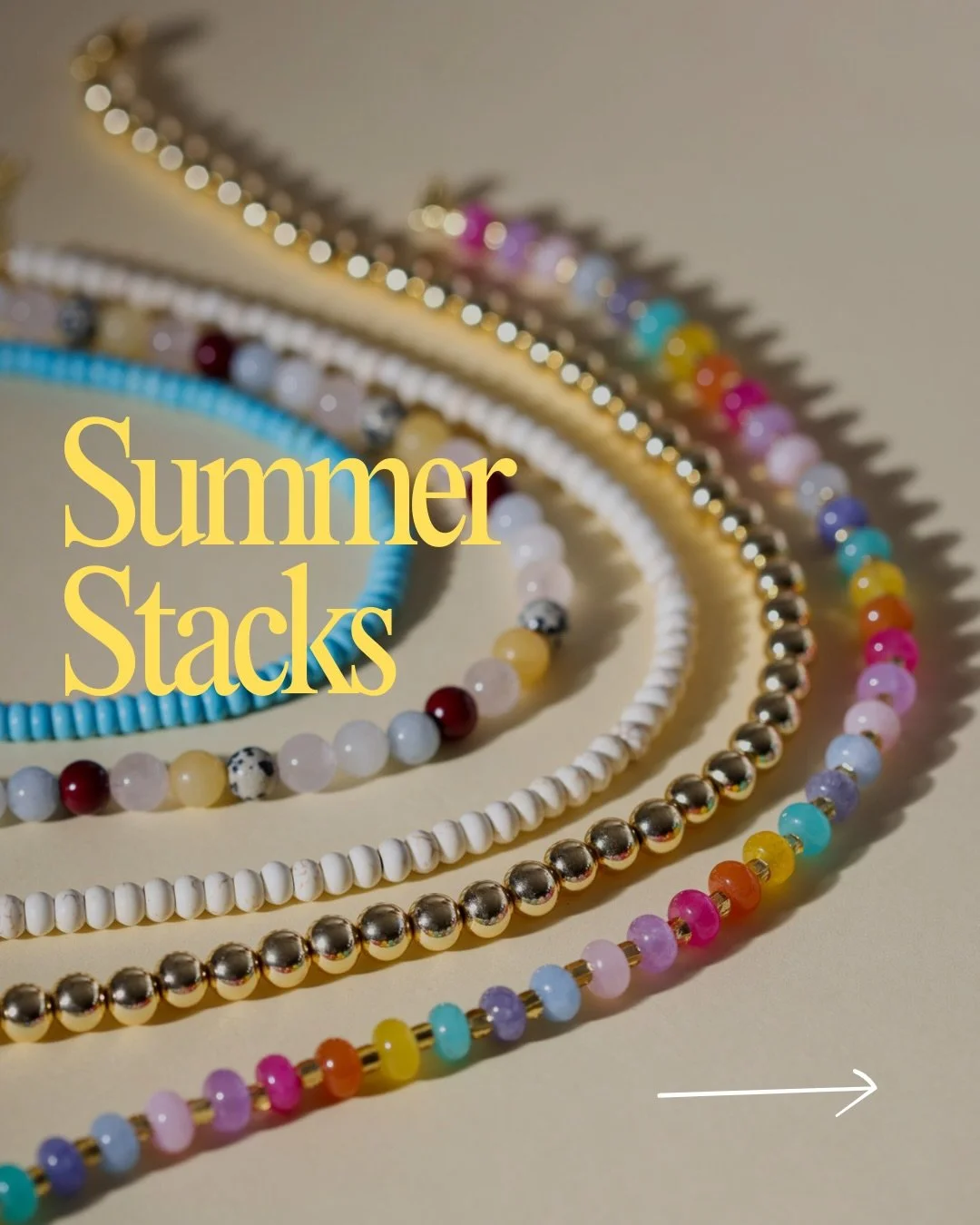 Summer necklace stacking season is officially here. All these necklaces are perfect for that layered look.