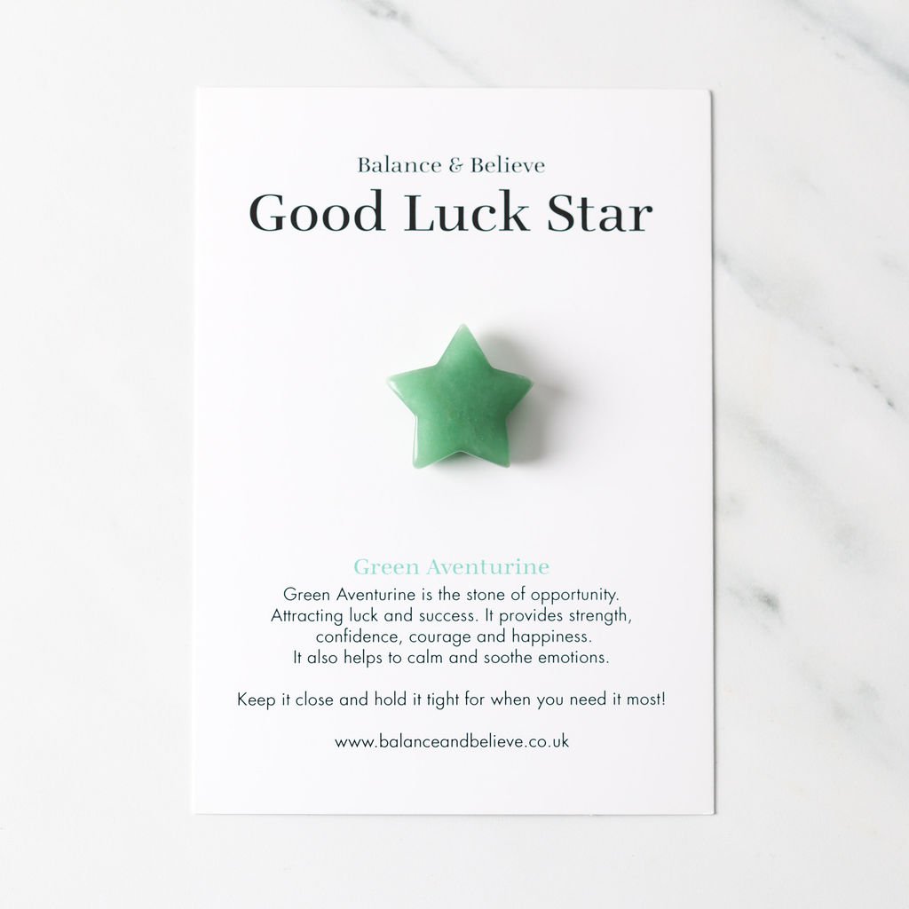 Aventurine Good Luck Star