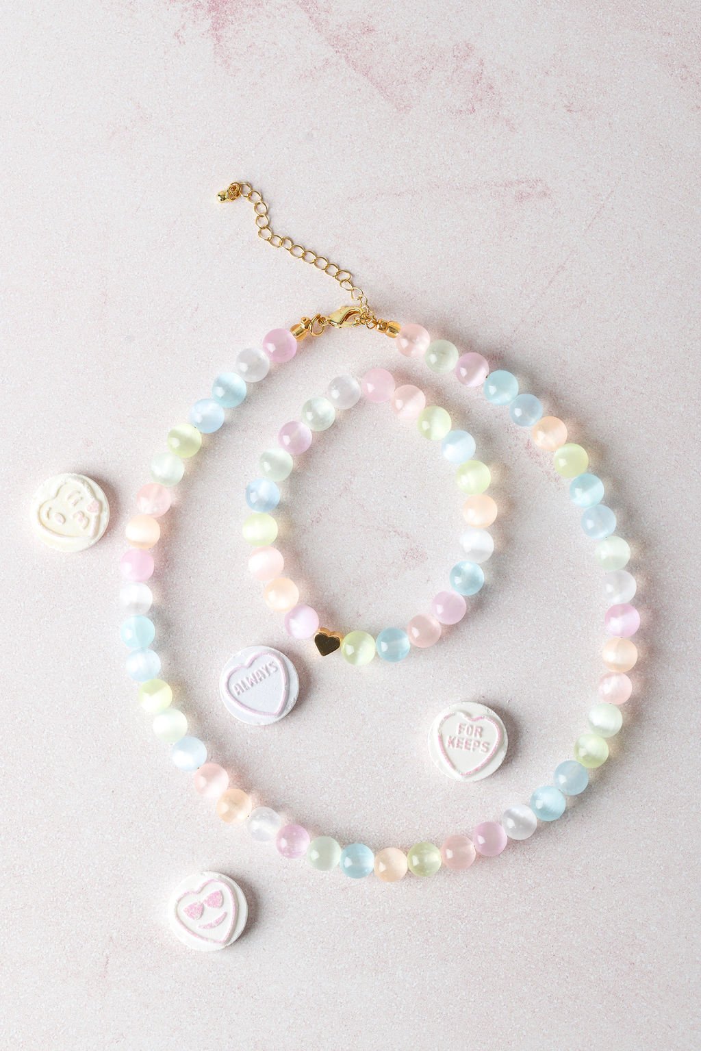Selenite Pastels Necklace