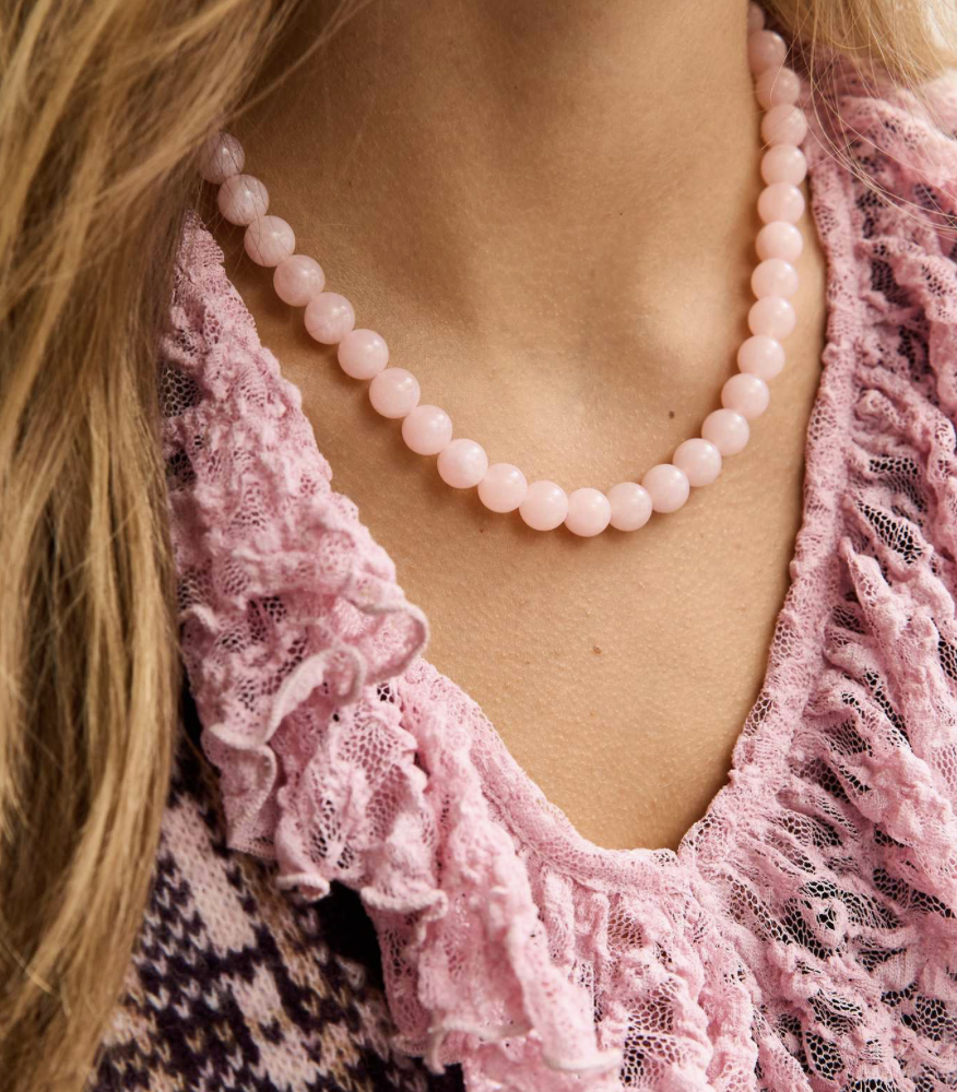 Viva Rose Quartz Necklace