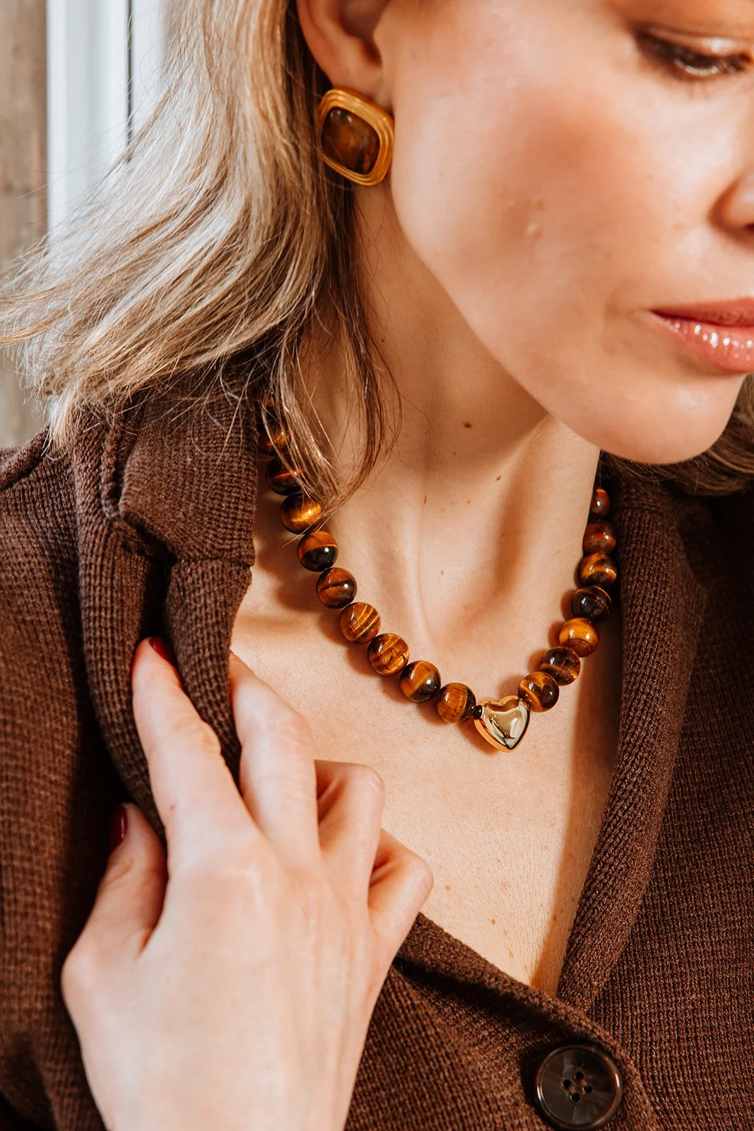 Zara Tigers Eye Necklace