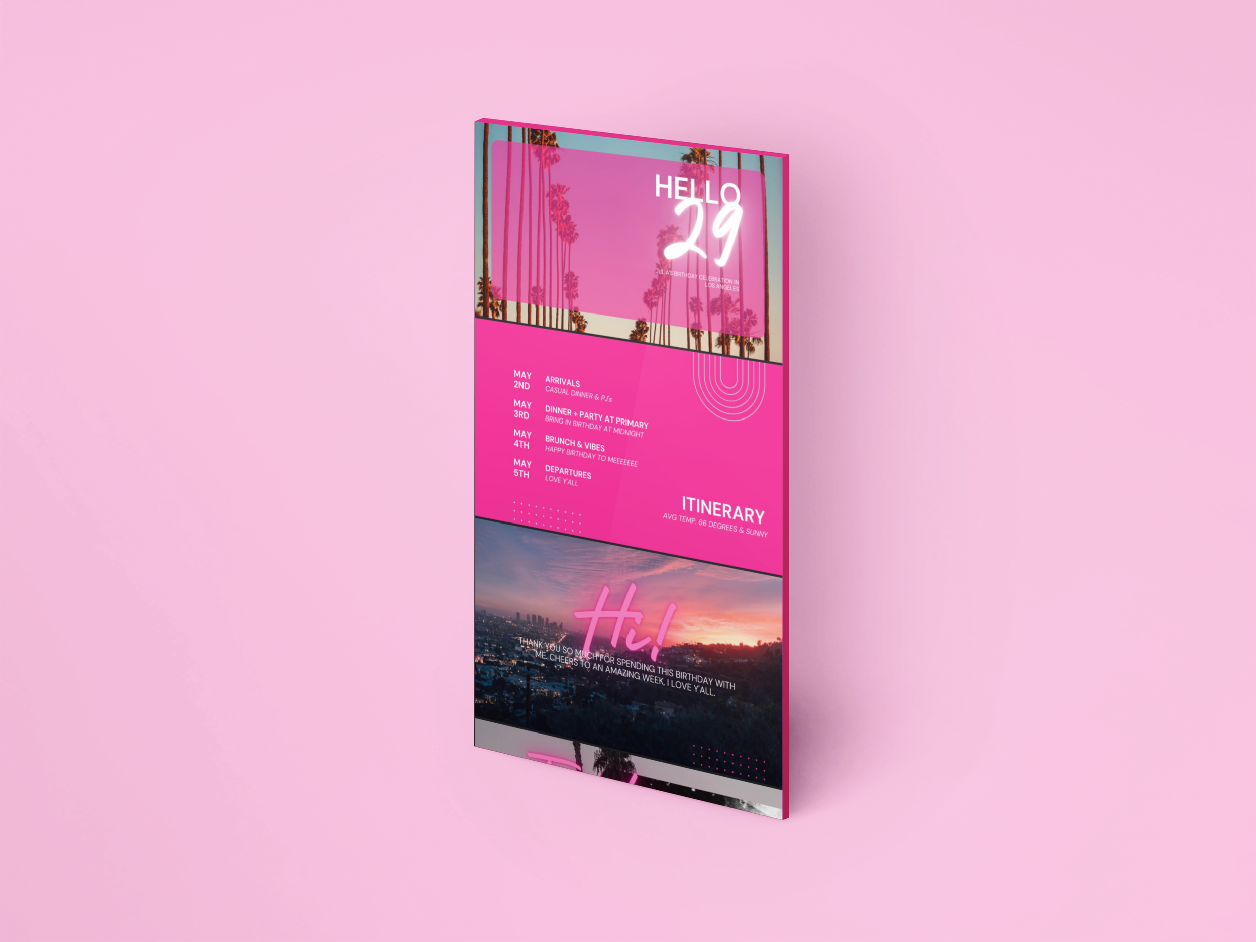 Custom Itinerary
