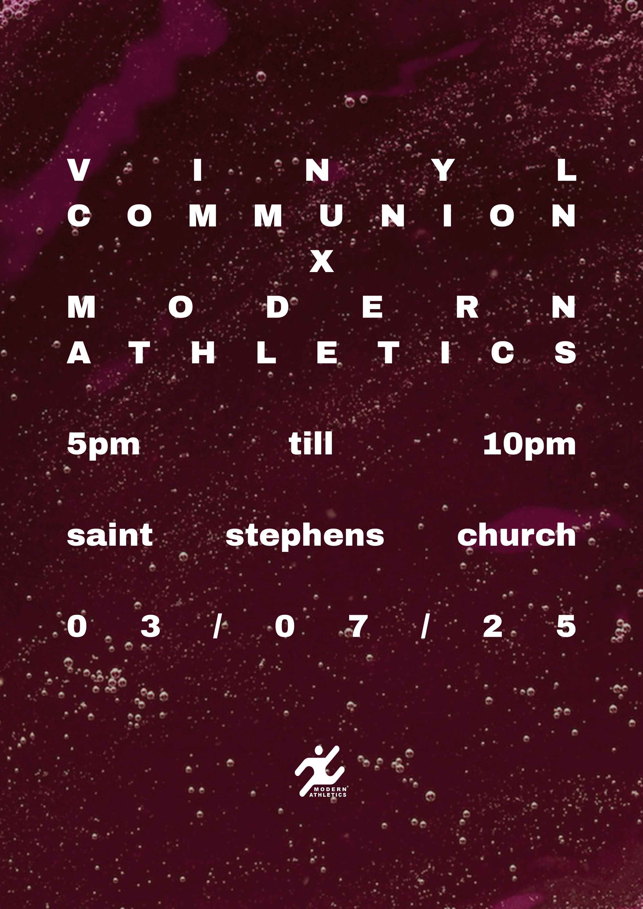 Vinyl Communion X Modern Athletics