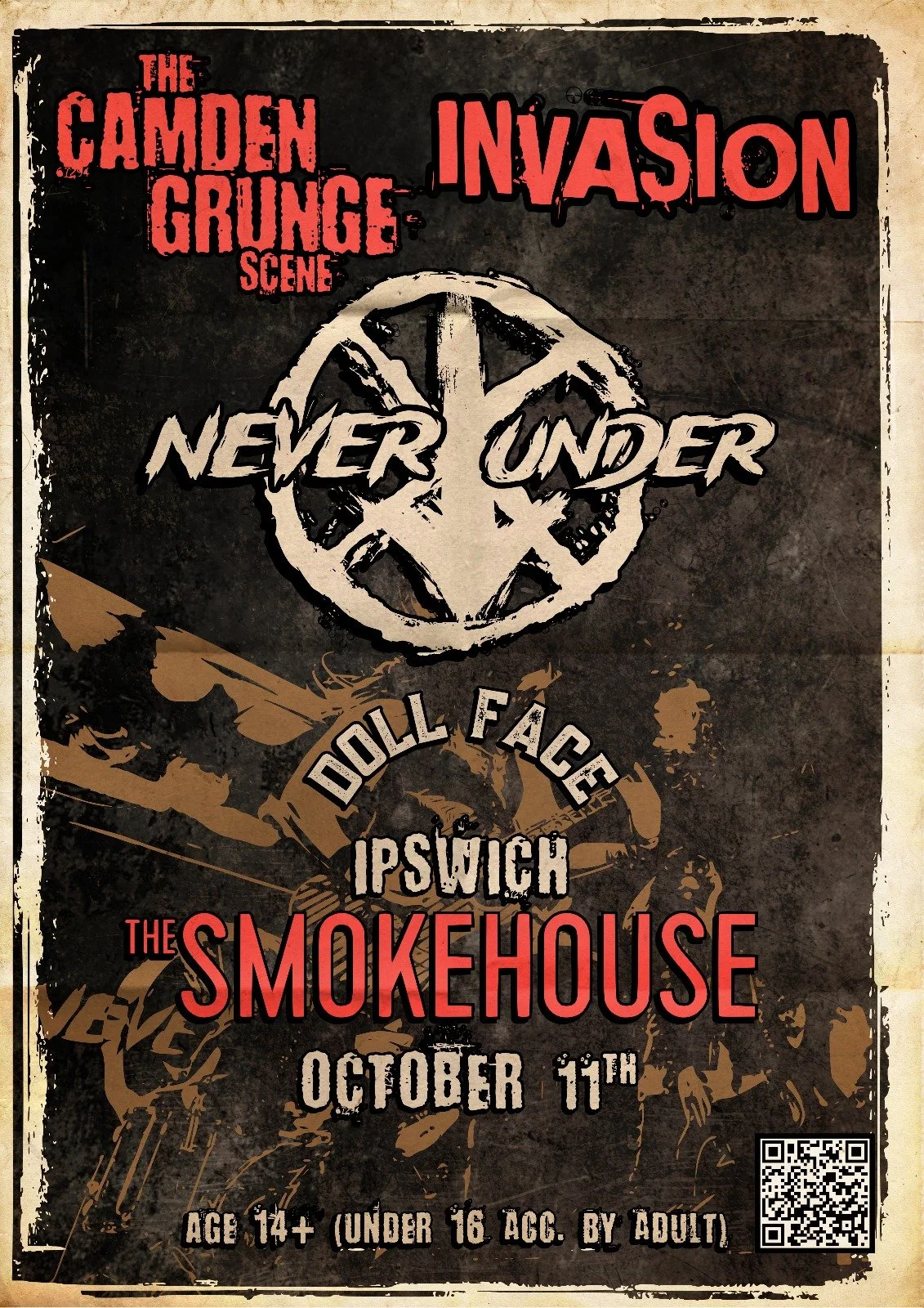 The Camden Grunge Scene Presents: NeverUnder / Doll Face