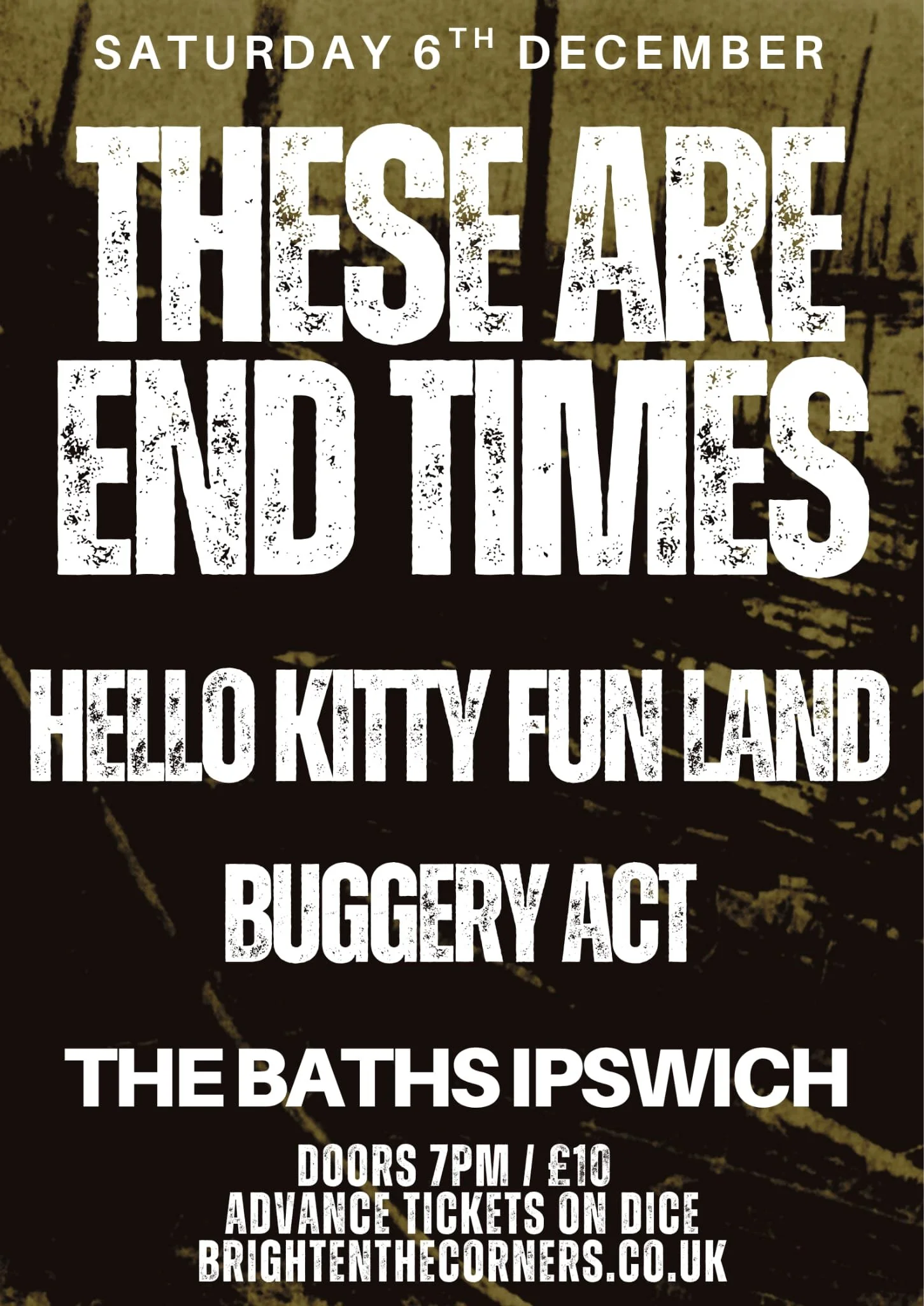 These Are End Times / Hello Kitty Fun Land / Buggery Act