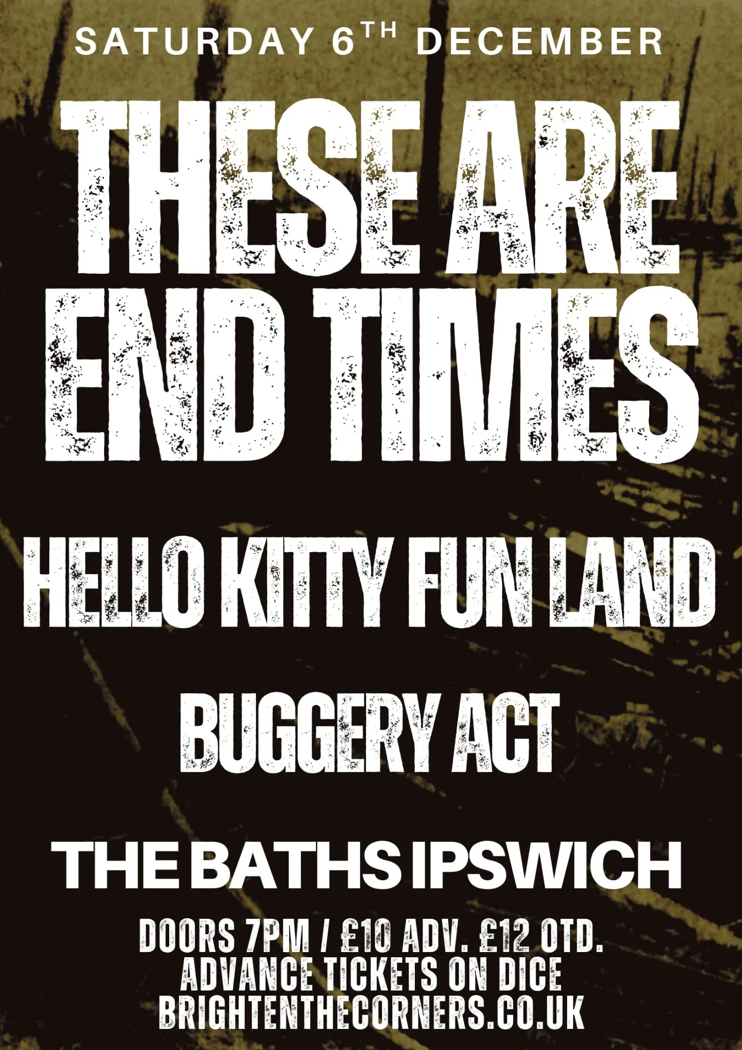 These Are End Times / Hello Kitty Fun Land / Buggery Act