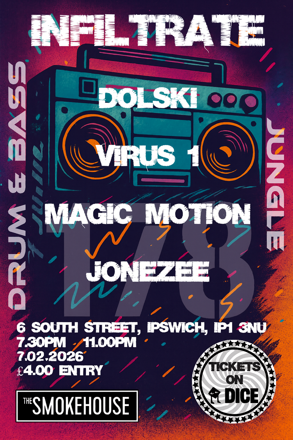 Infiltrate: Dolski / Virus 1 / Magic Motion / Jonezee