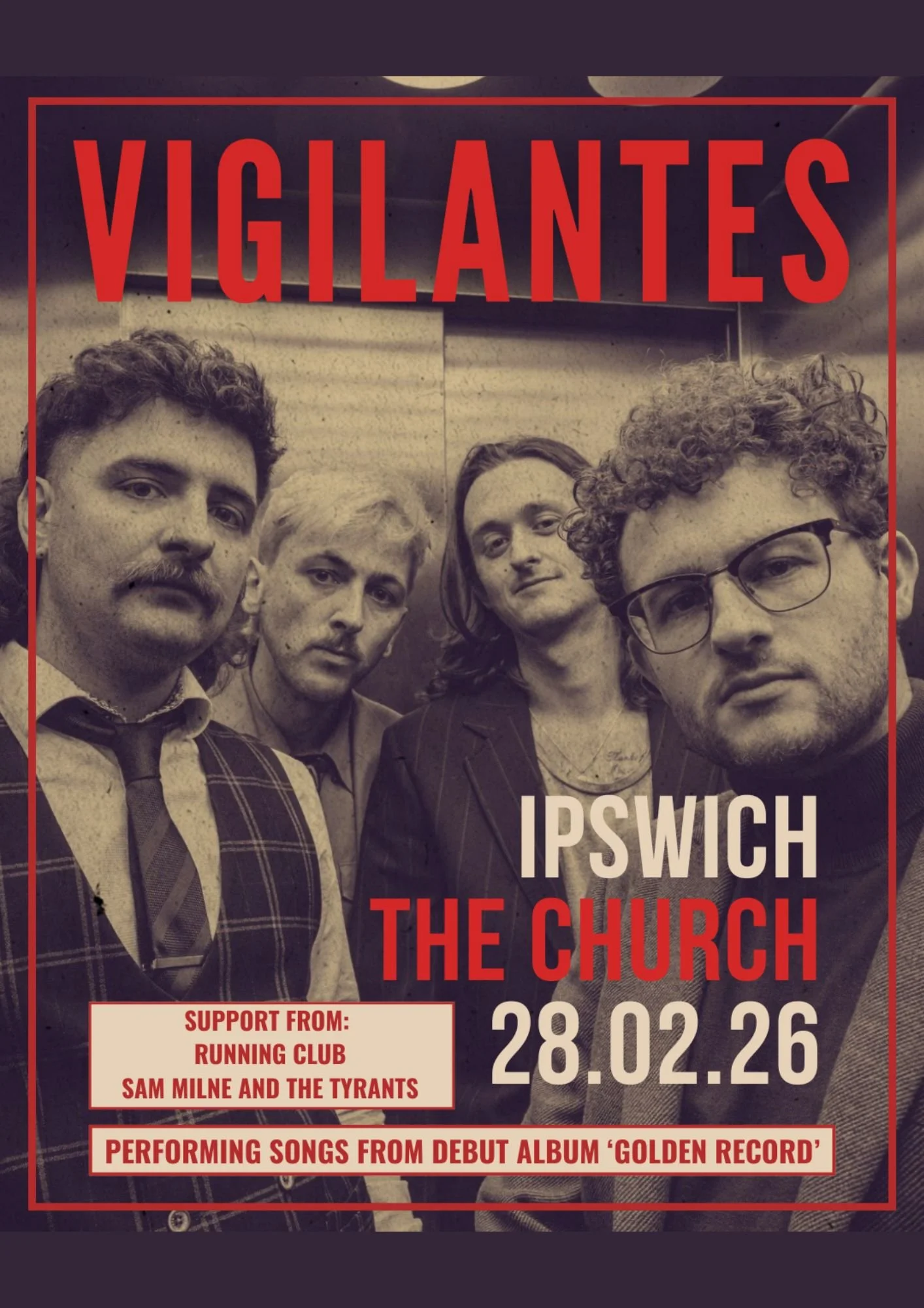 Vigilantes / Running Club / Sam Milne and The Tyrants 