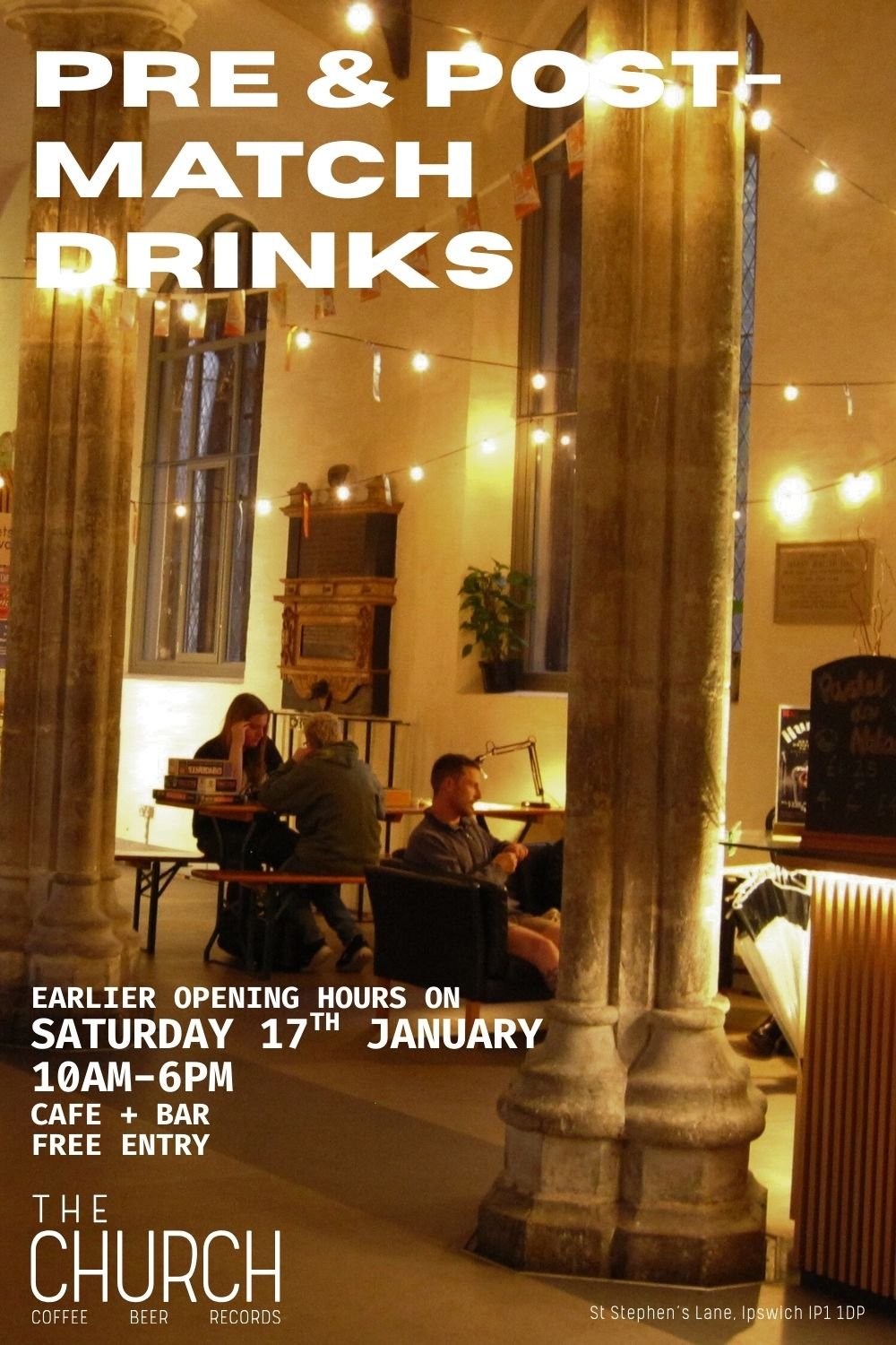 Pre and Post Match Drinks