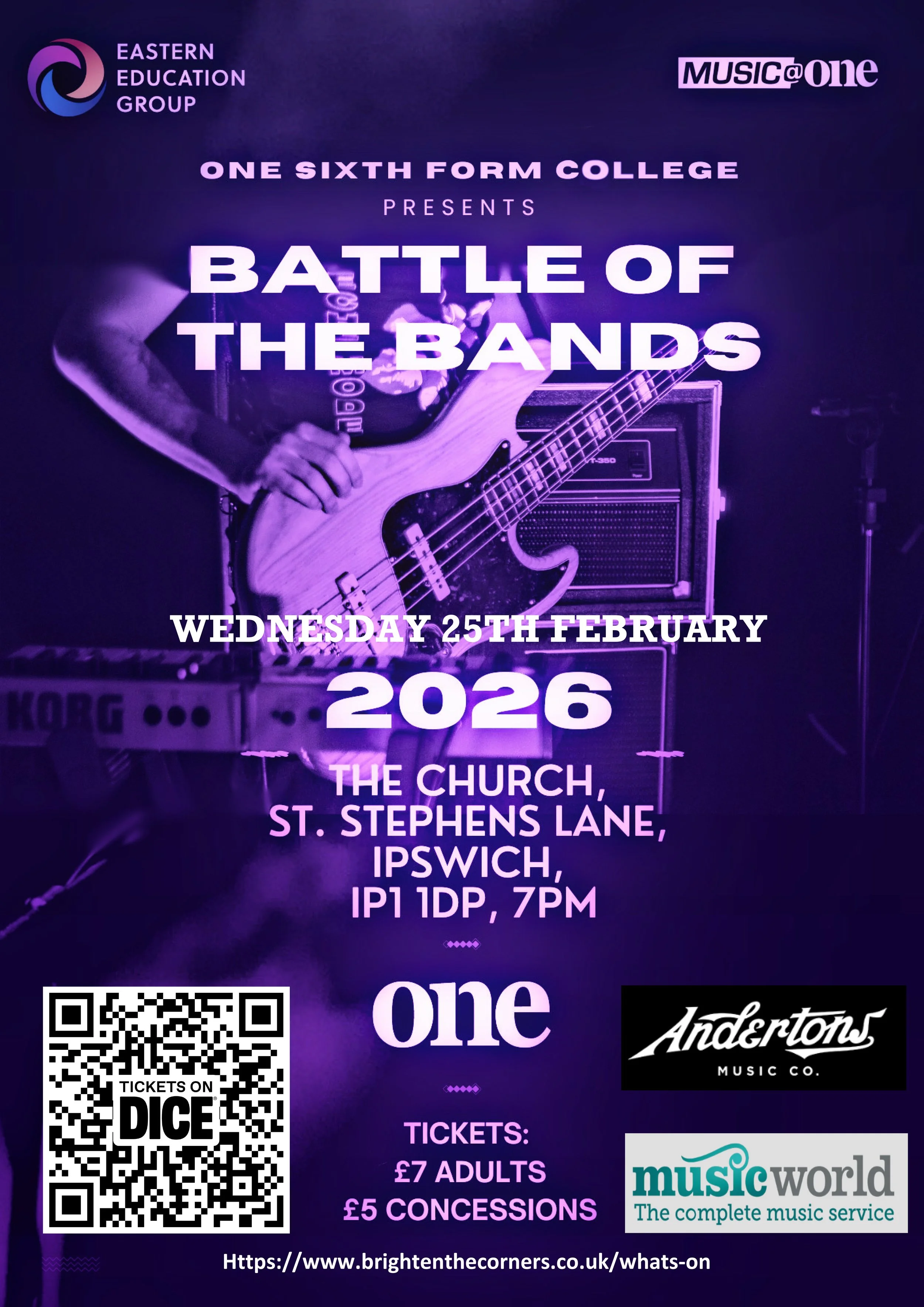 One Sixth Form College: Battle Of The Bands