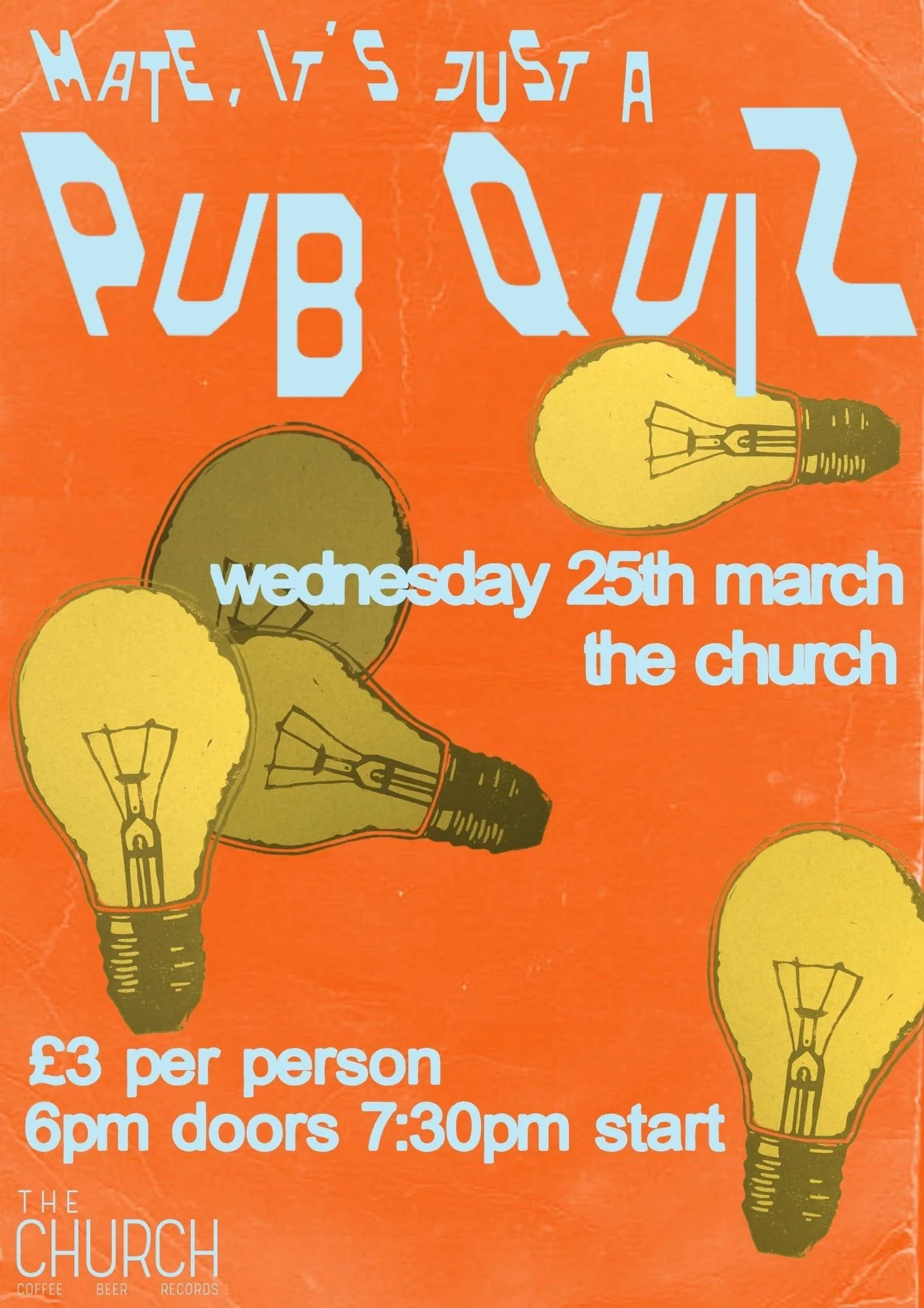 Mate, it’s just a Pub Quiz