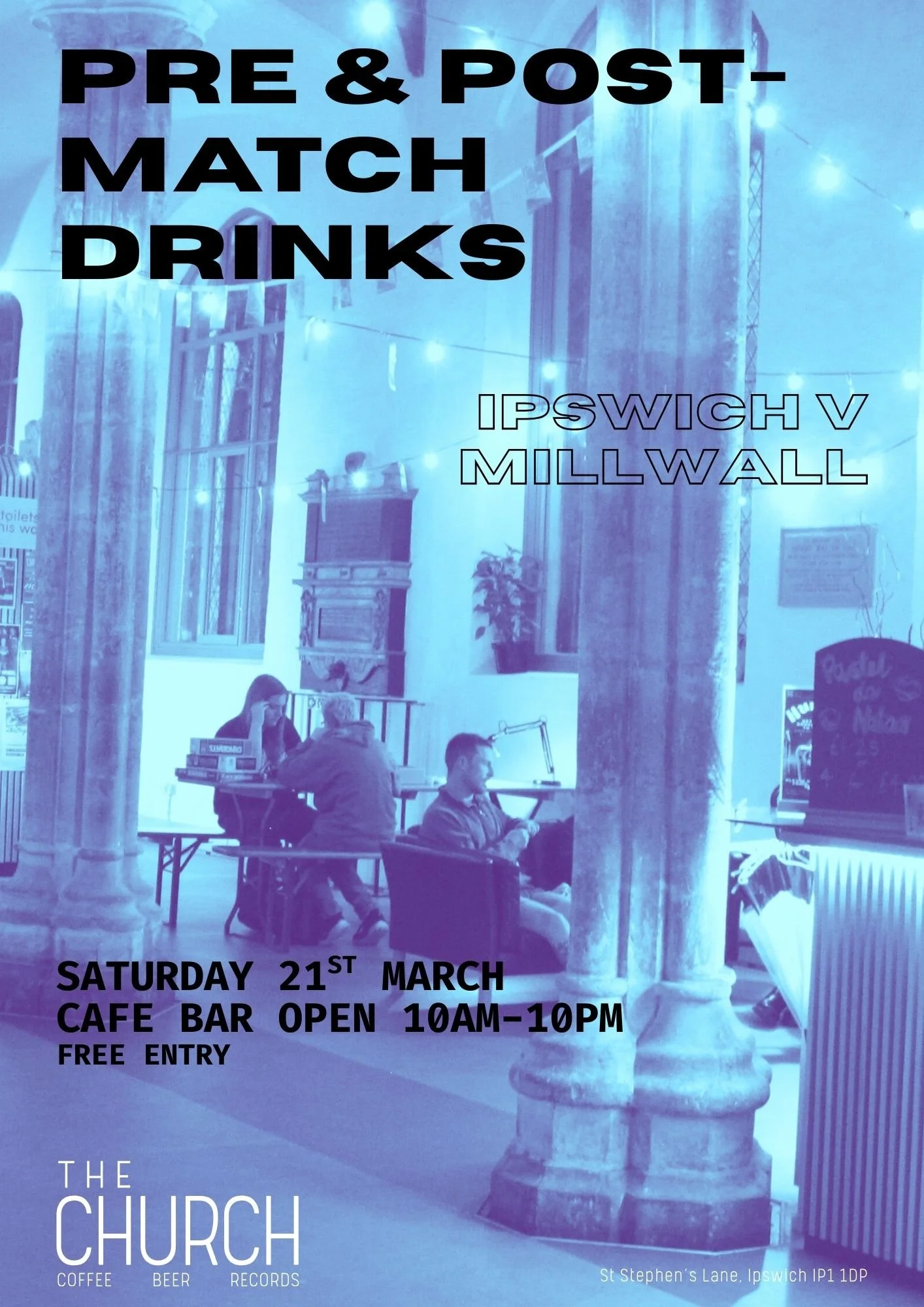 Pre and Post Match Drinks 