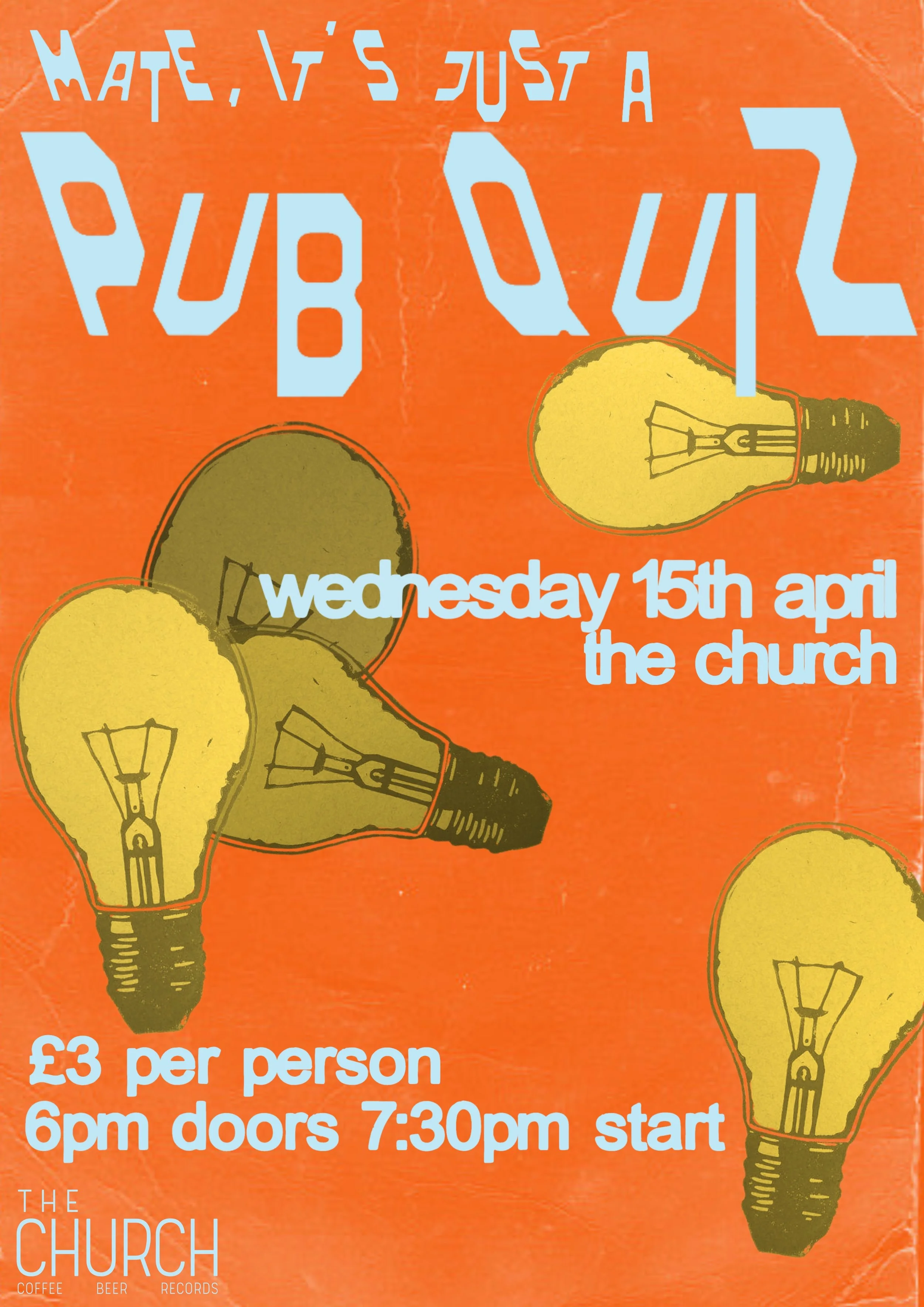 Mate, it’s just a Pub Quiz 