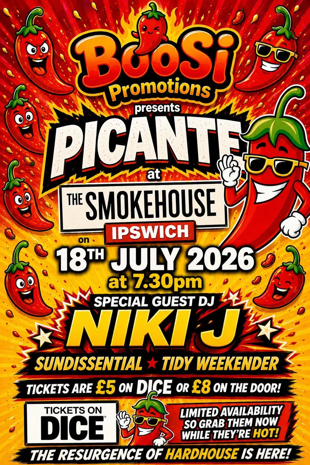 PICANTE: NIKI J / JOHNNY G / EIGHTY HD / DJ SPUD
