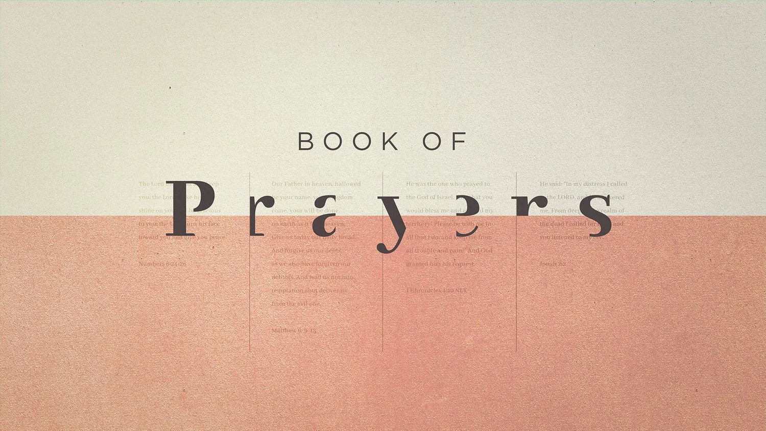 Week 2 - The Model Prayer episode artwork