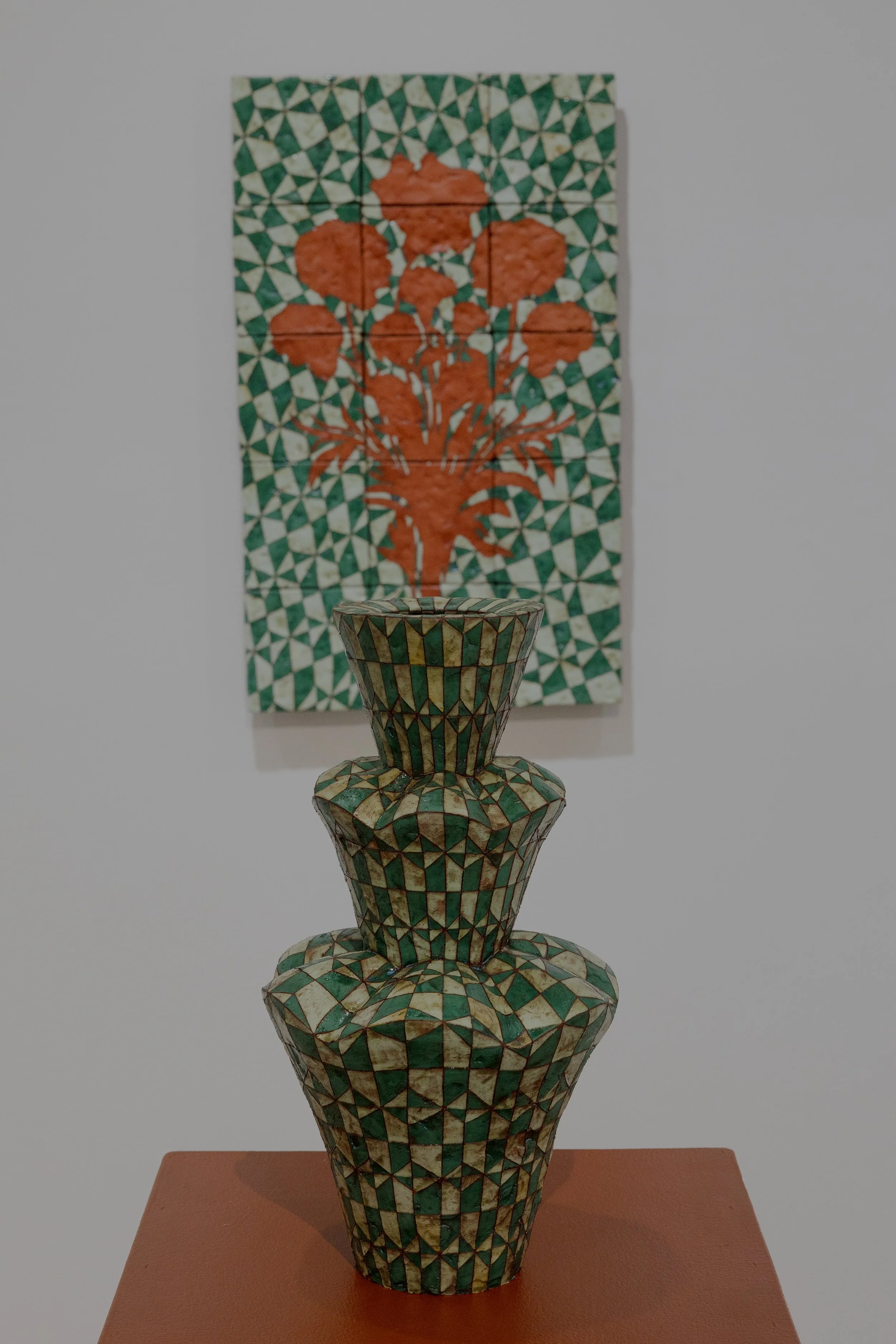 THE ARRANGEMENT No. 2, Vessel and Tile Panel Installation