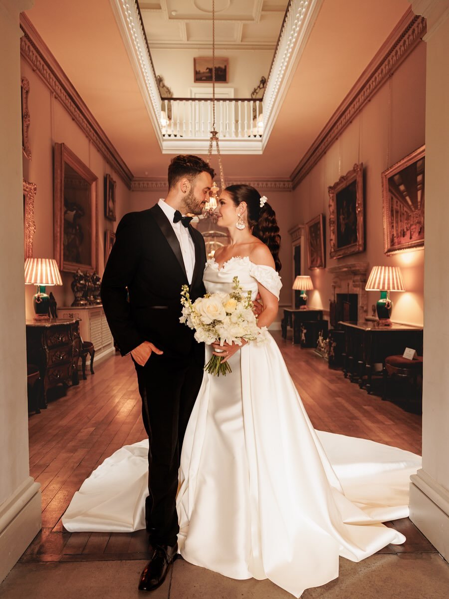 ✨ A love story told in elegance ✨
Wrapped in timeless beauty and regal romance, this scene captured the heart of every detail &mdash; from the satin folds of her gown to the warm, golden light illuminating centuries of artistry. This wasn&rsquo;t jus