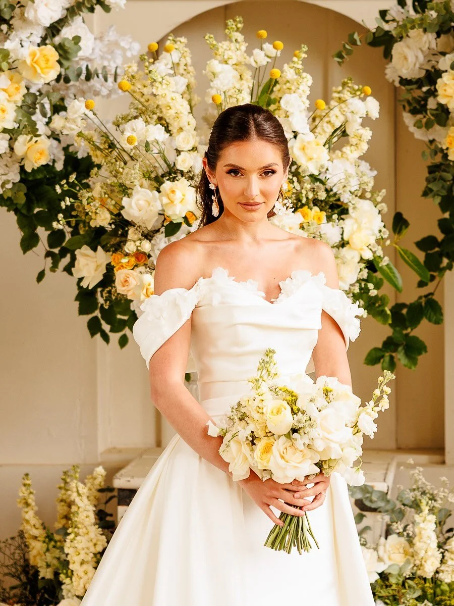 Bridal elegance in full bloom. 🌸✨
These portraits were all about celebrating the bride&mdash;her quiet confidence, her joy, and the magic of being surrounded by flowers so breathtaking they became part of the story themselves.
From soft, graceful mo