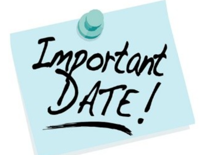 IMPORTANT DATES